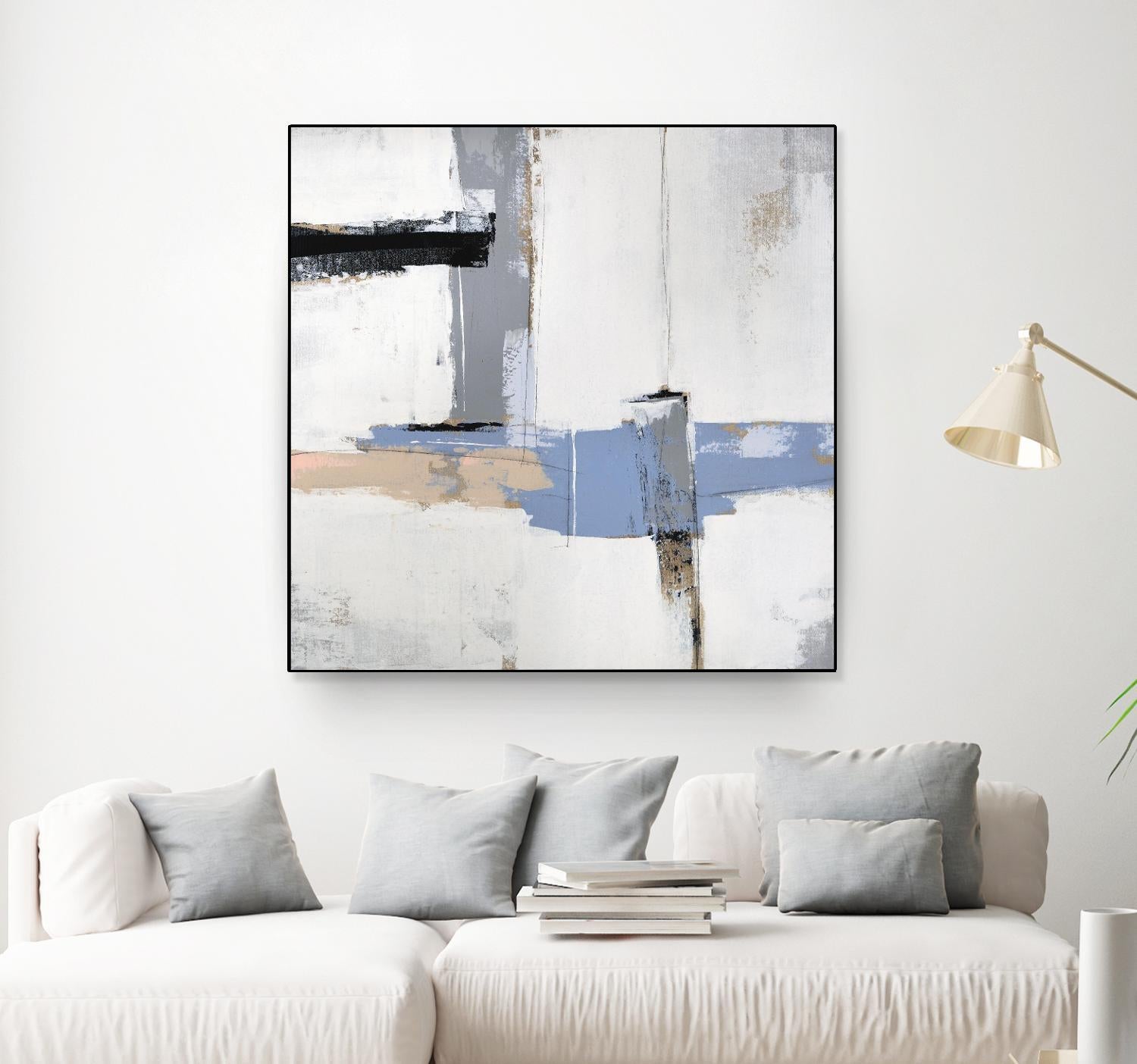 Broken Edges I by Daleno Art on GIANT ART - gold abstract abstrait