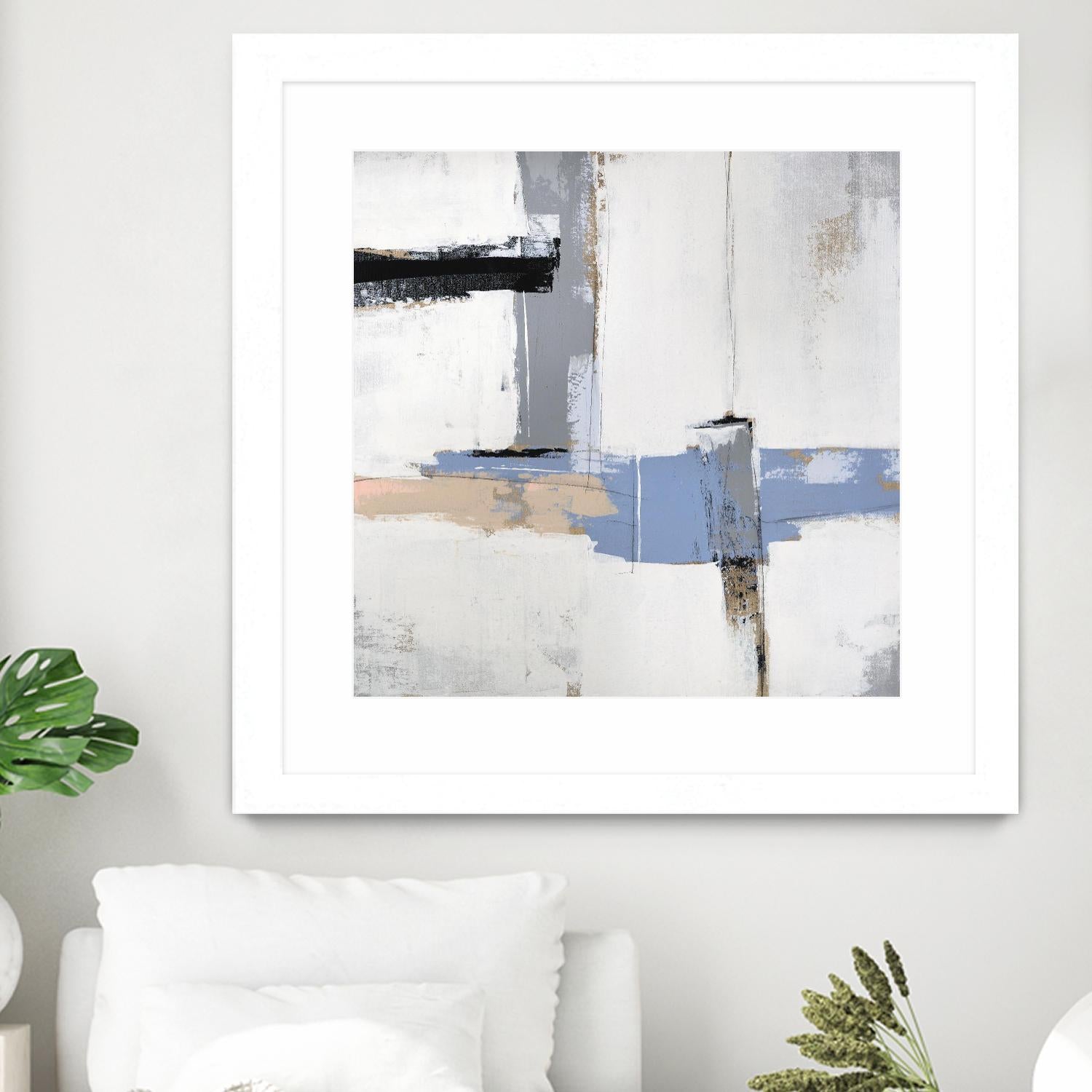 Broken Edges I by Daleno Art on GIANT ART - gold abstract abstrait