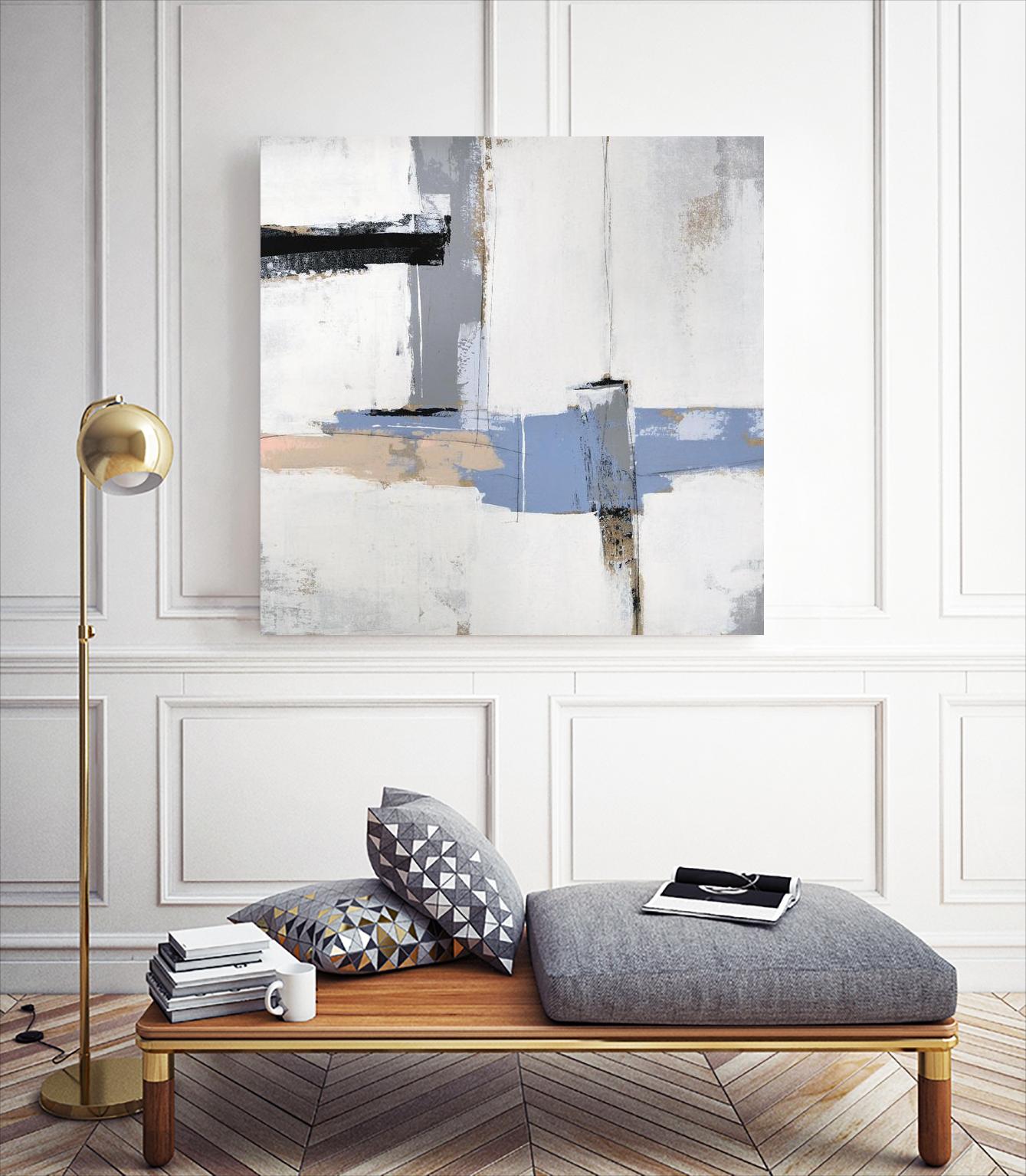 Broken Edges I by Daleno Art on GIANT ART - gold abstract abstrait