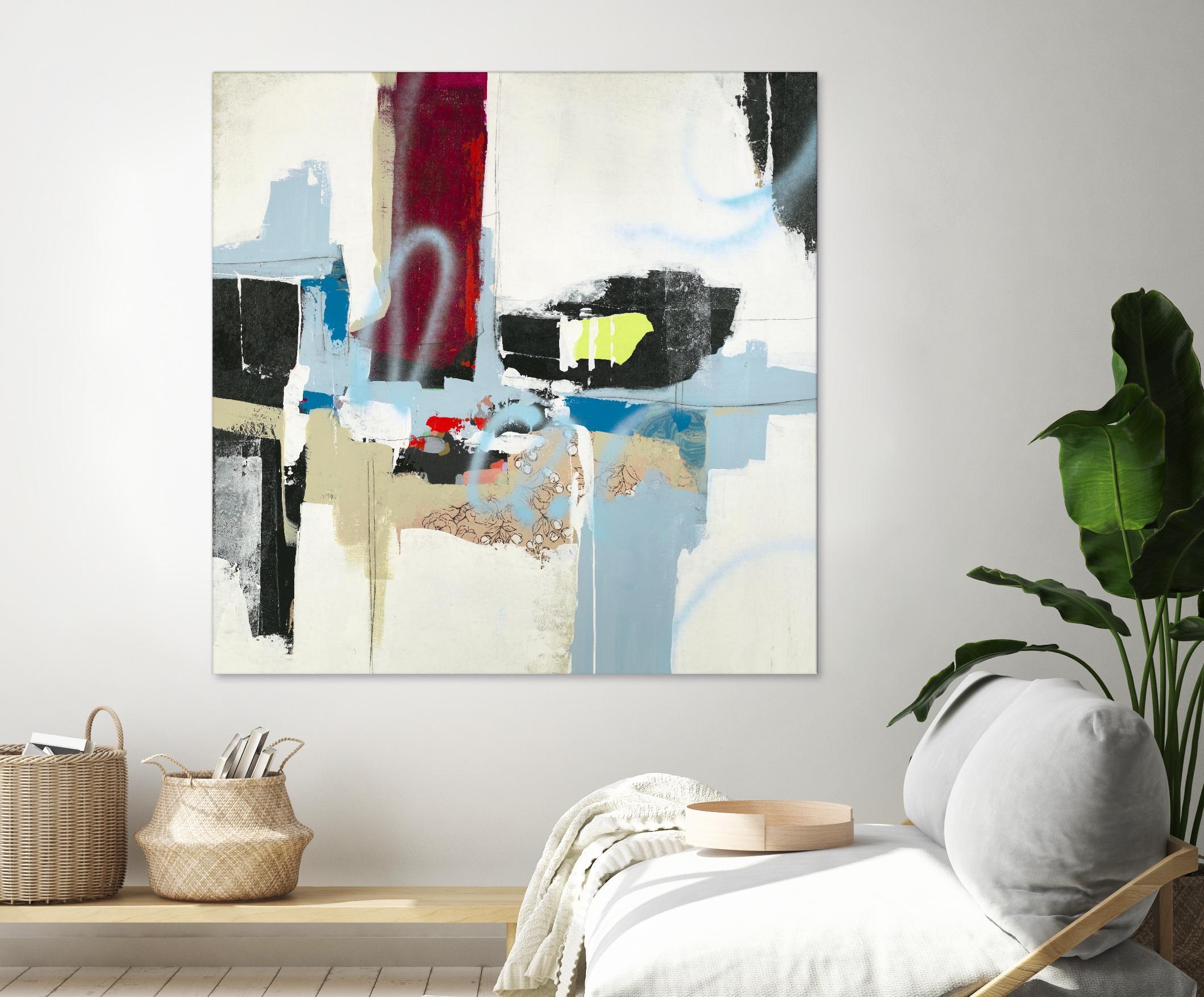 To Tell the Truth I by Daleno Art on GIANT ART - red abstract abstrait