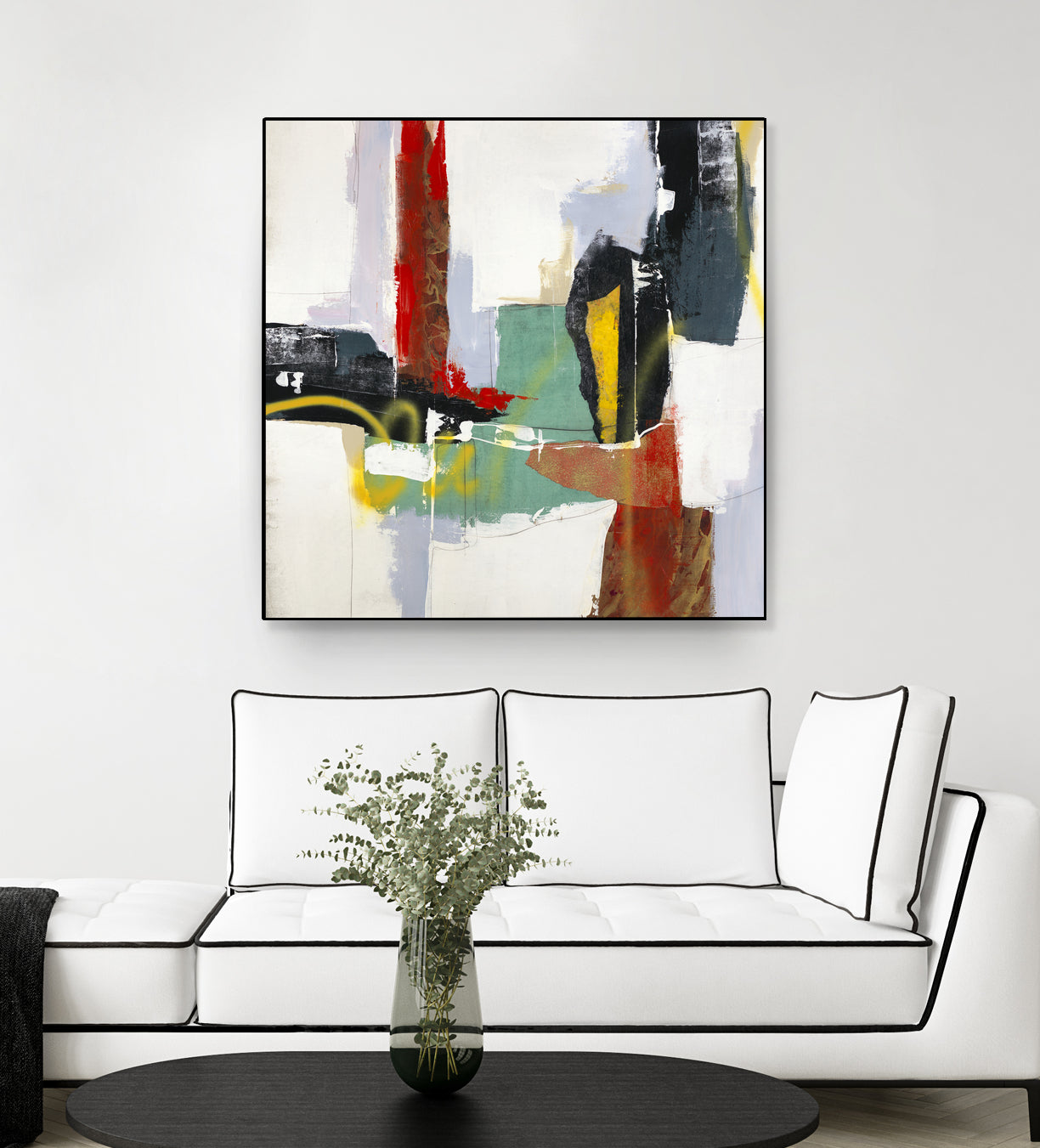 To Tell the Truth III by Daleno Art on GIANT ART - red abstract