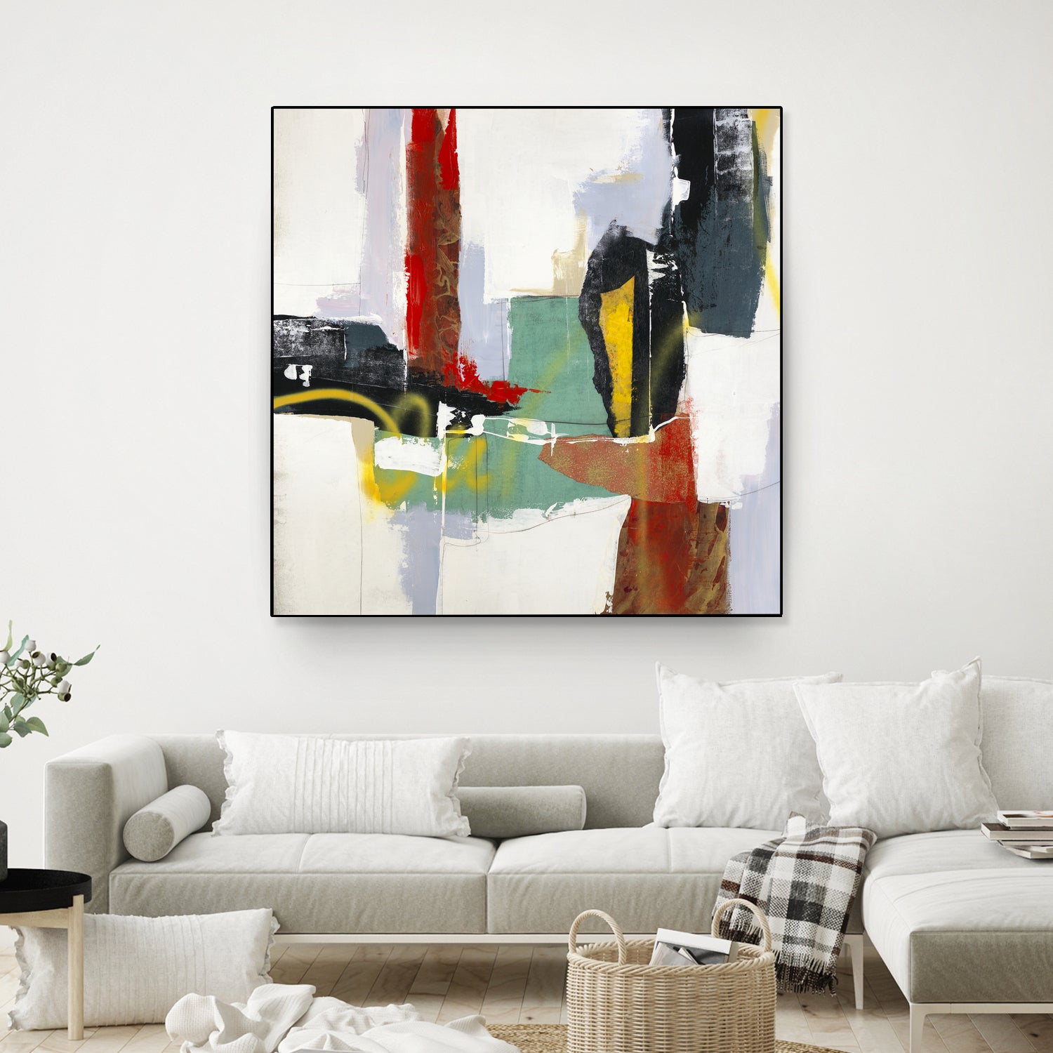 To Tell the Truth III by Daleno Art on GIANT ART - red abstract