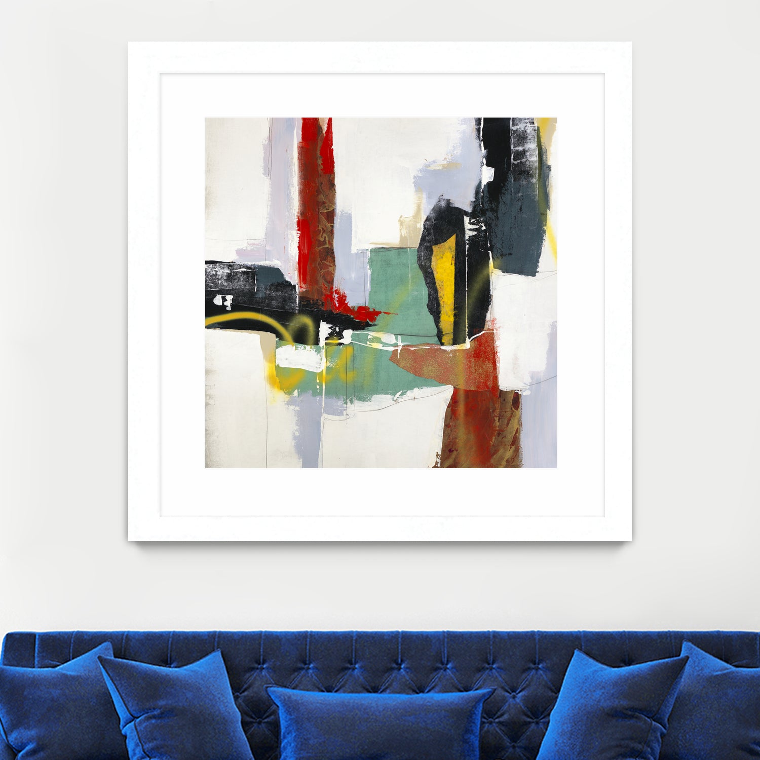 To Tell the Truth III by Daleno Art on GIANT ART - red abstract