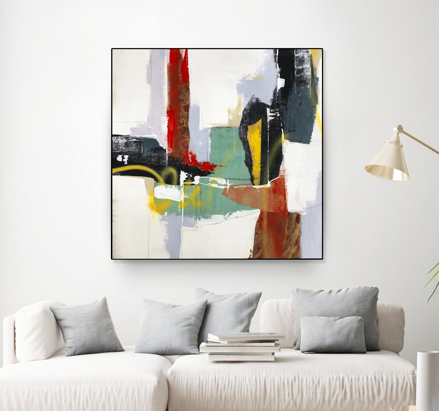 To Tell the Truth III by Daleno Art on GIANT ART - red abstract