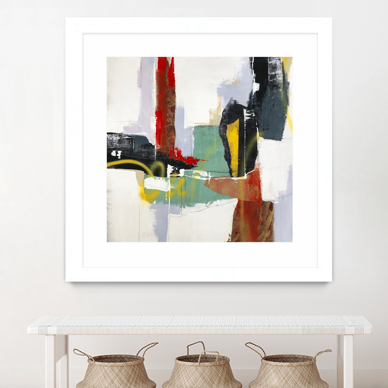 To Tell the Truth III by Daleno Art on GIANT ART - red abstract