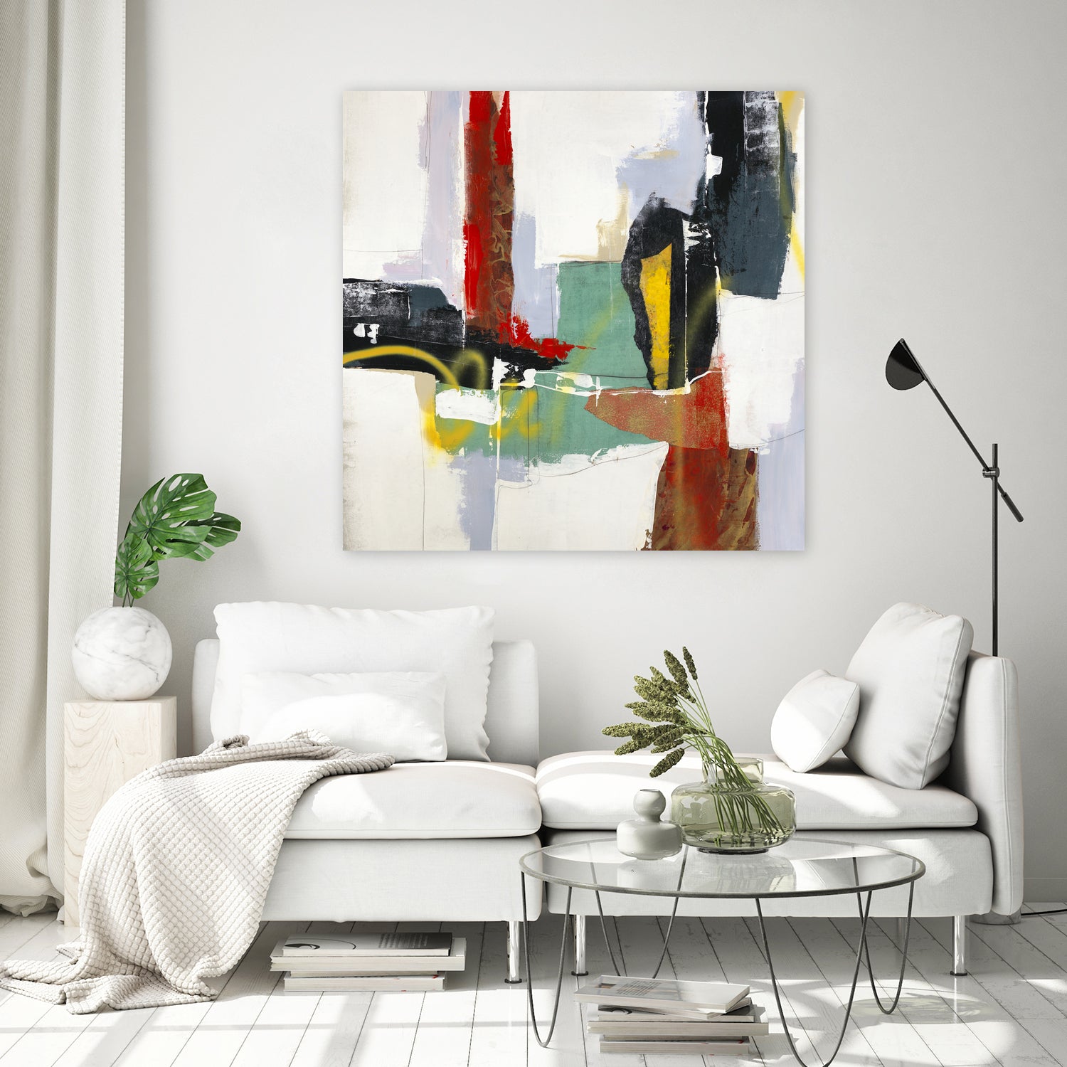 To Tell the Truth III by Daleno Art on GIANT ART - red abstract