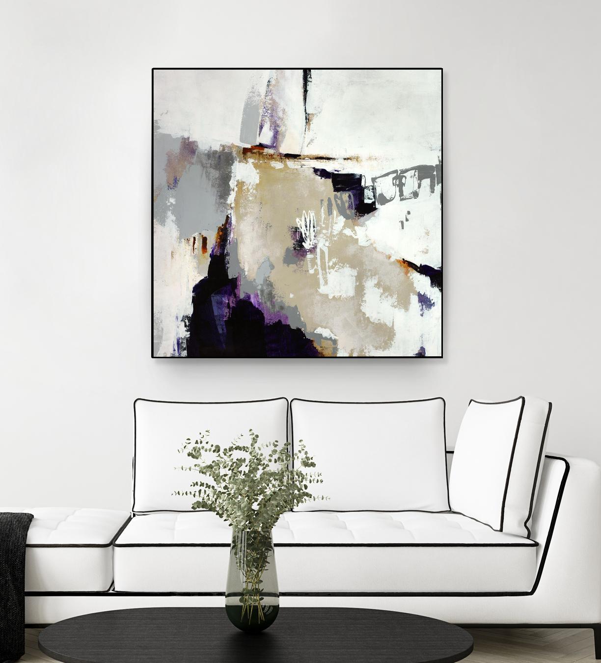 Tumult Roar by Daleno Art on GIANT ART - orange abstract abstrait