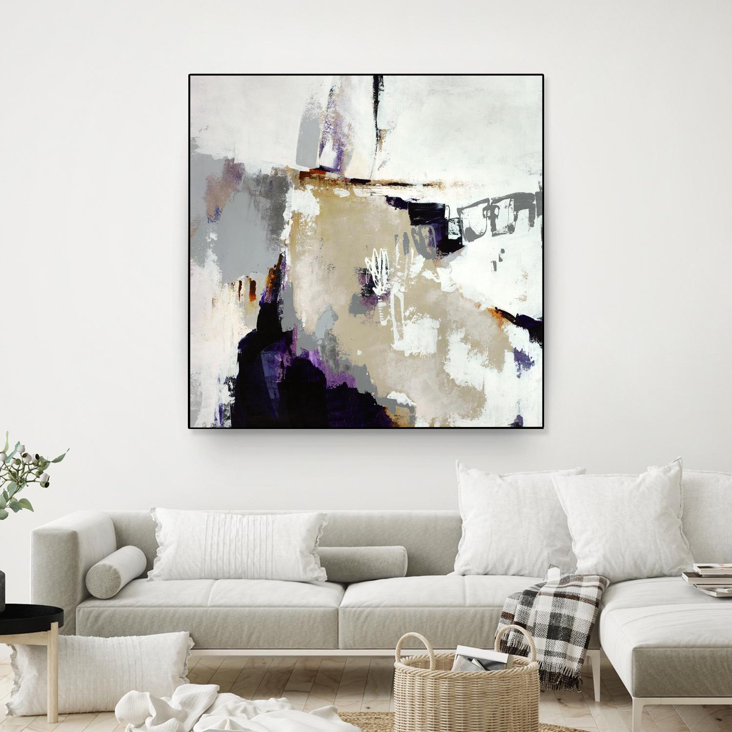 Tumult Roar by Daleno Art on GIANT ART - orange abstract abstrait