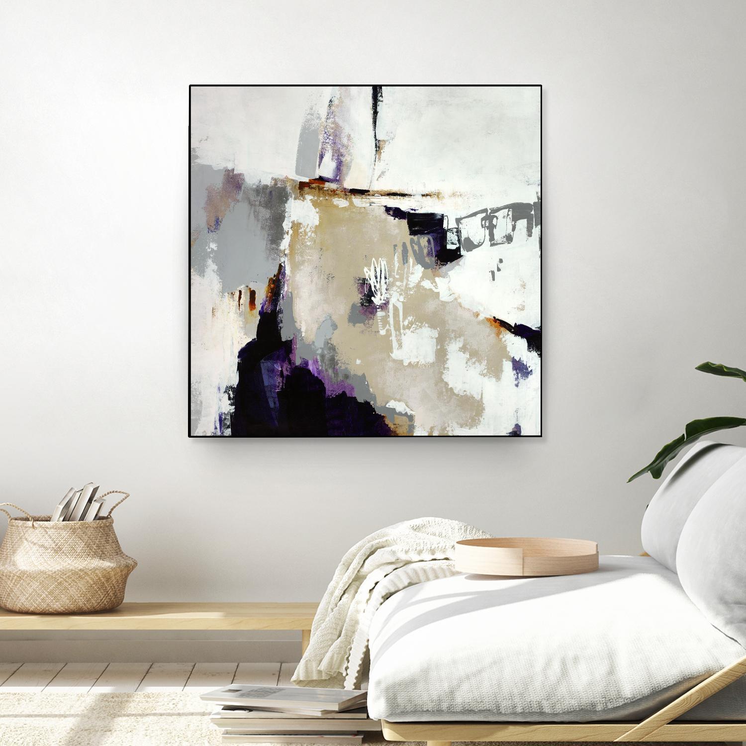 Tumult Roar by Daleno Art on GIANT ART - orange abstract abstrait