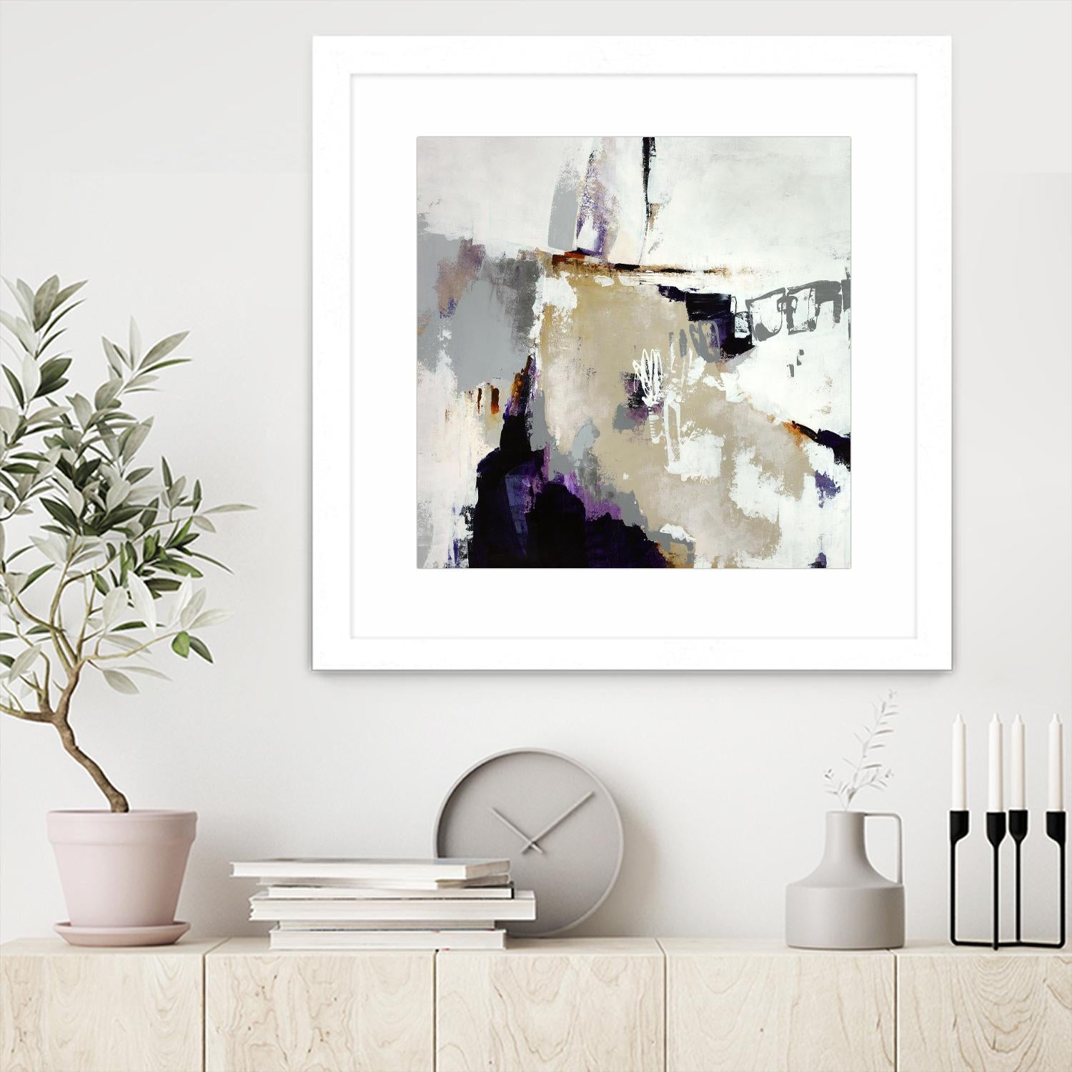 Tumult Roar by Daleno Art on GIANT ART - orange abstract abstrait