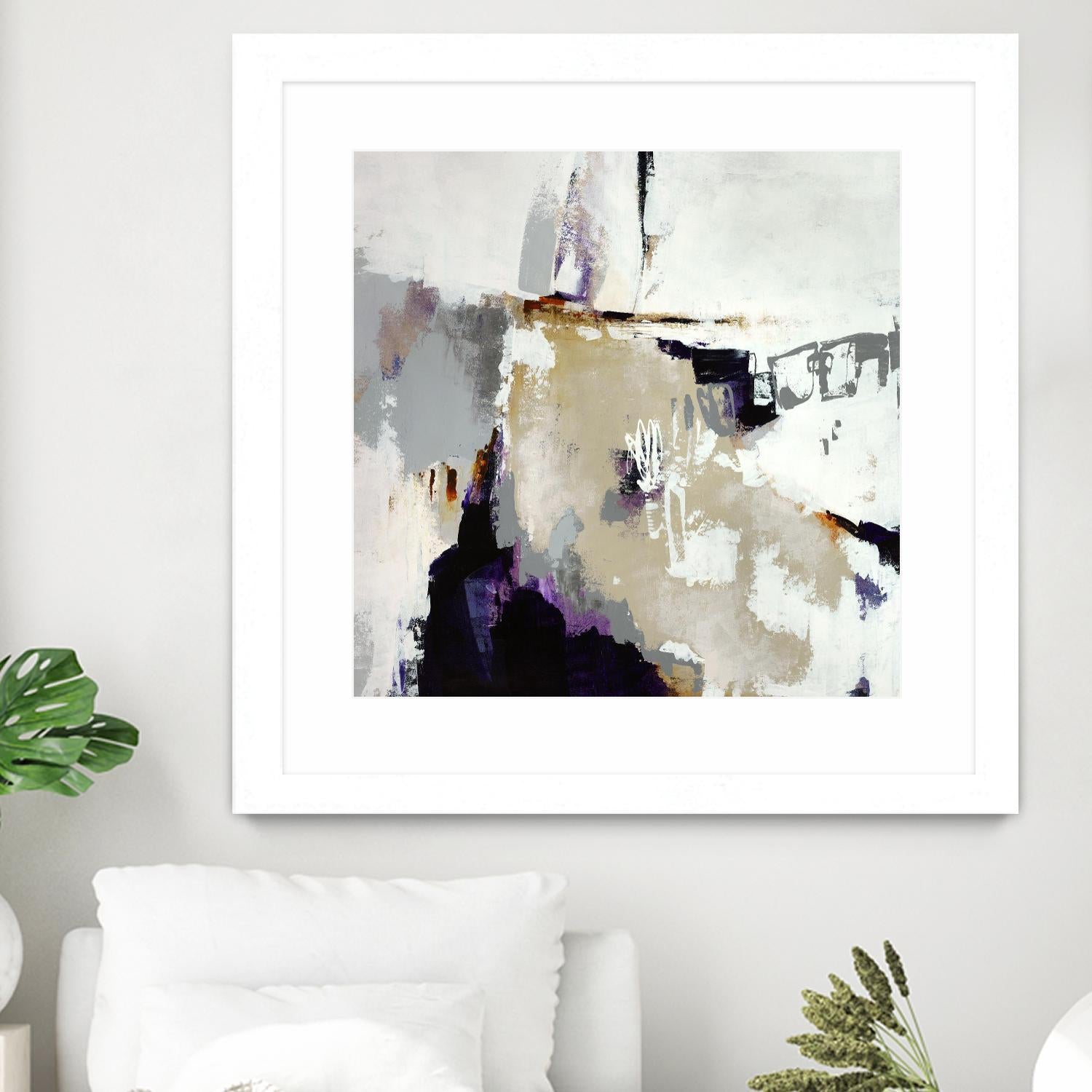 Tumult Roar by Daleno Art on GIANT ART - orange abstract abstrait