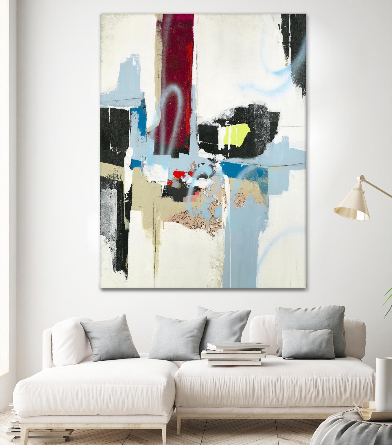 Truthful Tales I by Daleno Art on GIANT ART - red abstract abstrait