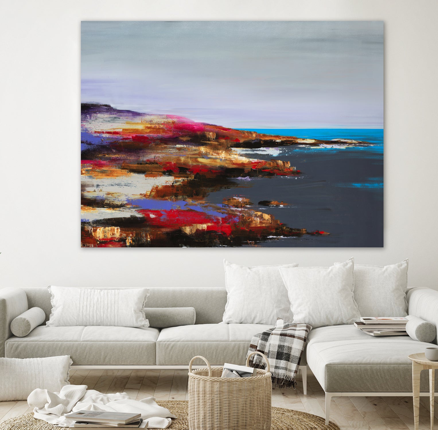 Low Tide Discovery by Daleno Art on GIANT ART - red abstract