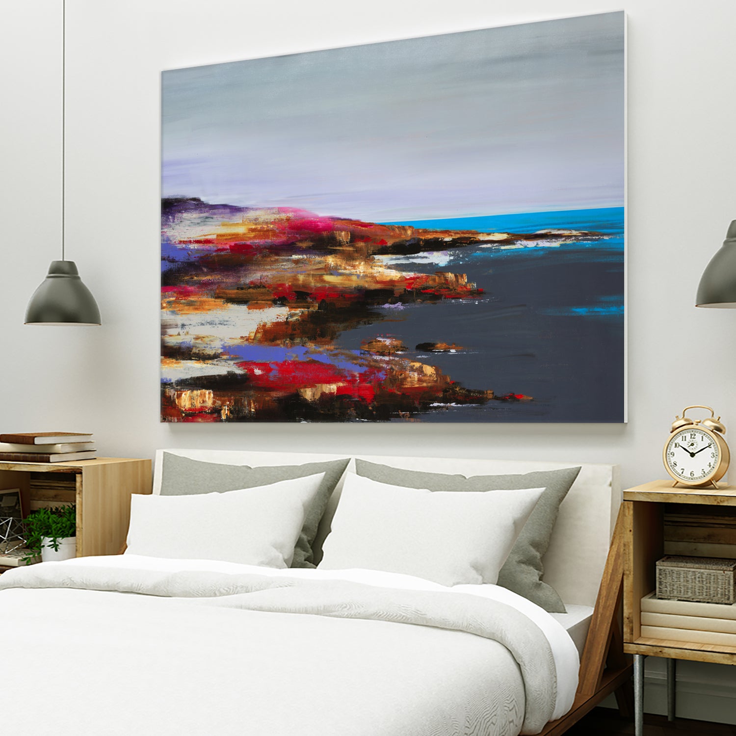 Low Tide Discovery by Daleno Art on GIANT ART - red abstract