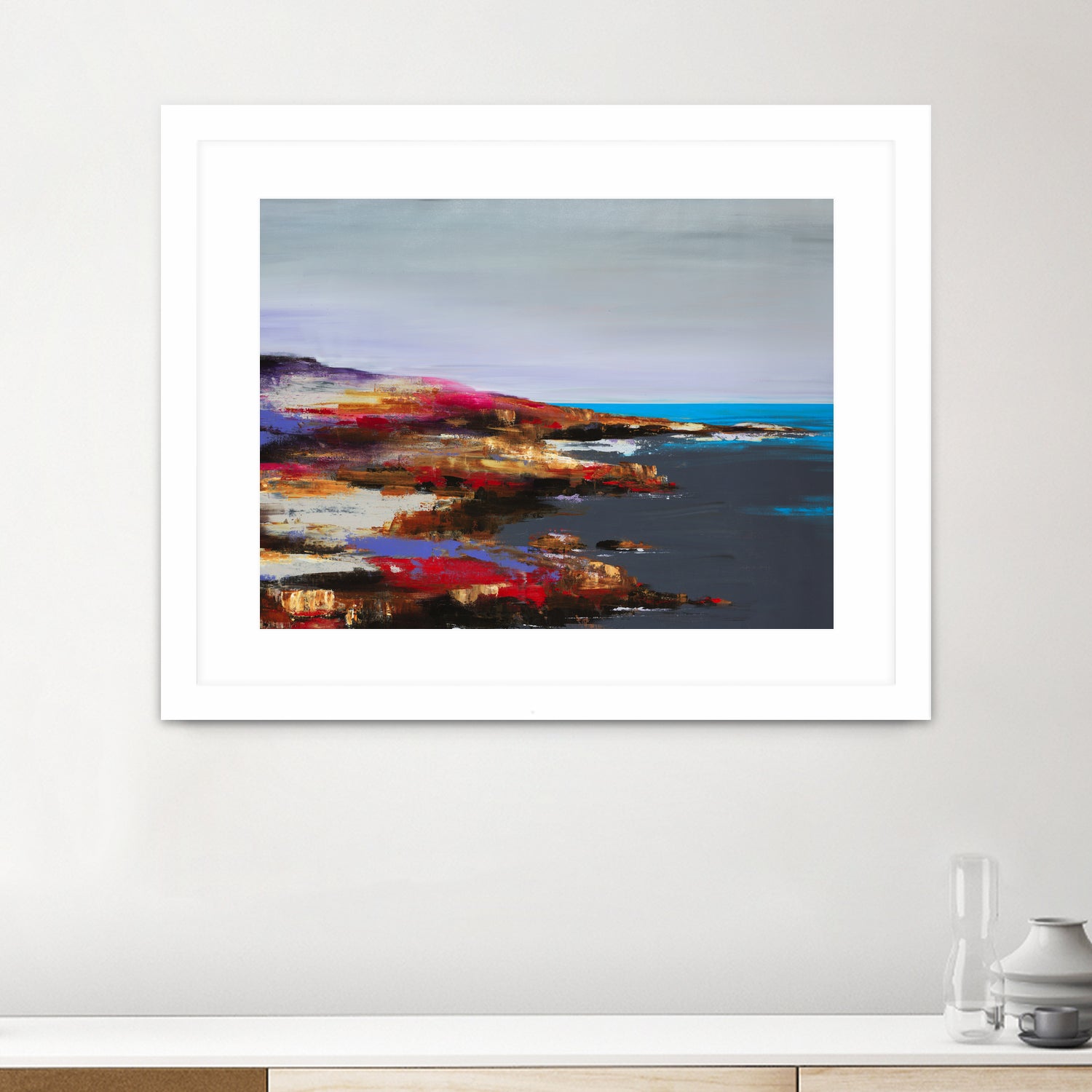 Low Tide Discovery by Daleno Art on GIANT ART - red abstract