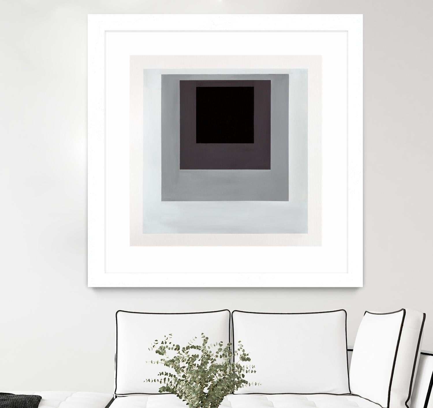 Inside Box Thinker by Daleno Art on GIANT ART - white black & white after joseph b