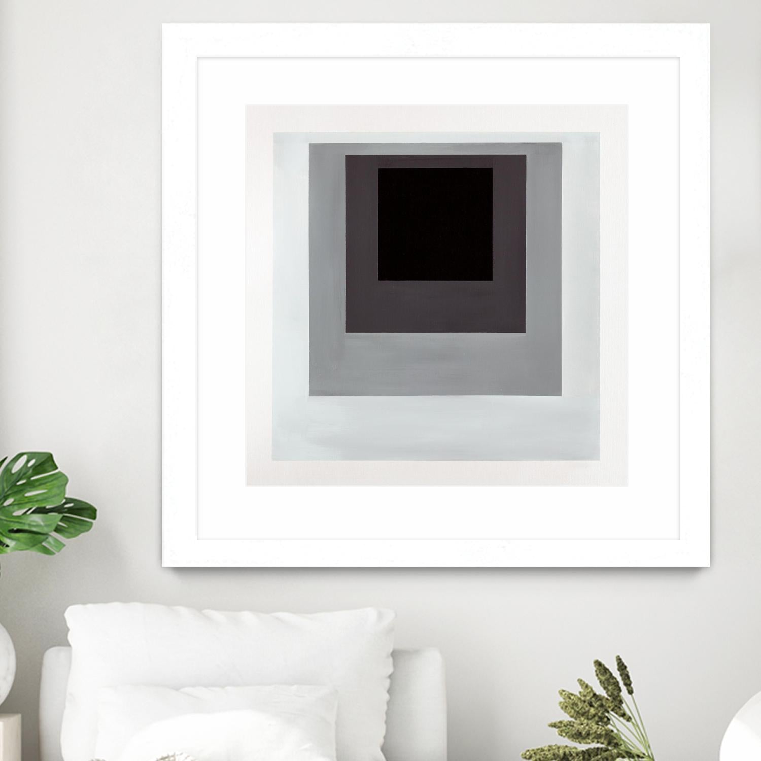 Inside Box Thinker by Daleno Art on GIANT ART - white black & white after joseph b