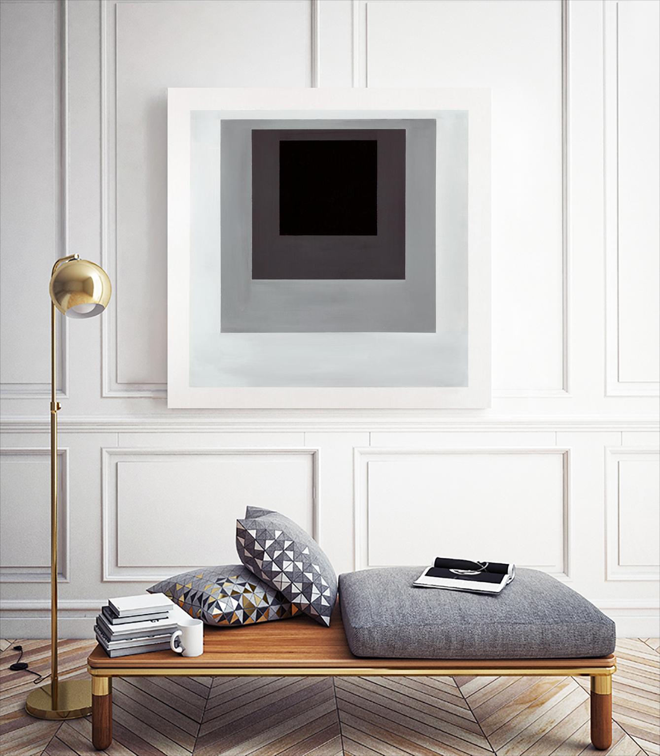 Inside Box Thinker by Daleno Art on GIANT ART - white black & white joseph b