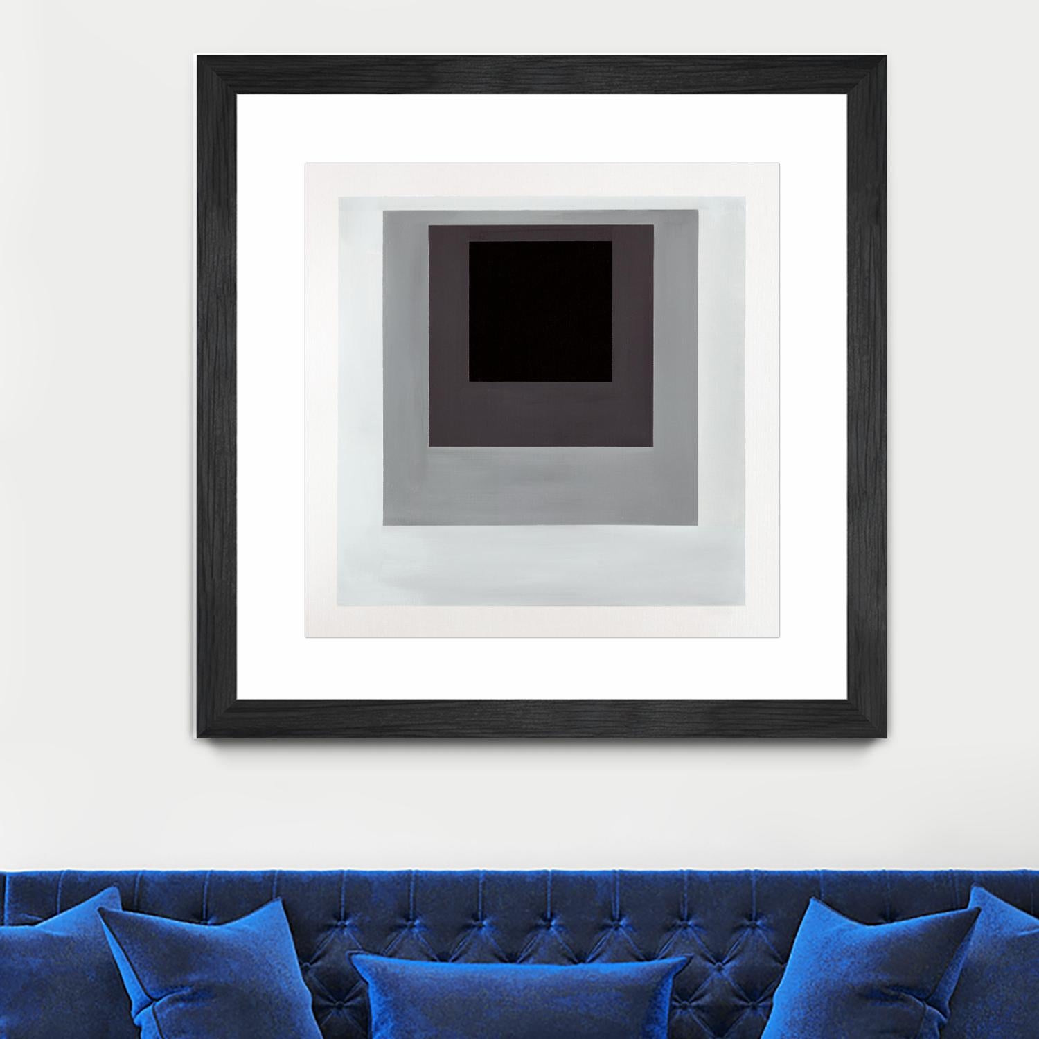 Inside Box Thinker by Daleno Art on GIANT ART - white black & white after joseph b