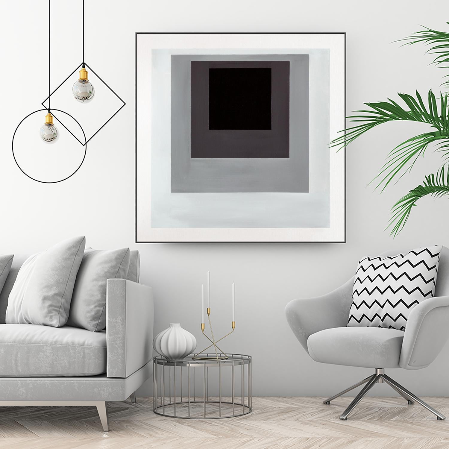 Inside Box Thinker by Daleno Art on GIANT ART - white black & white after joseph b