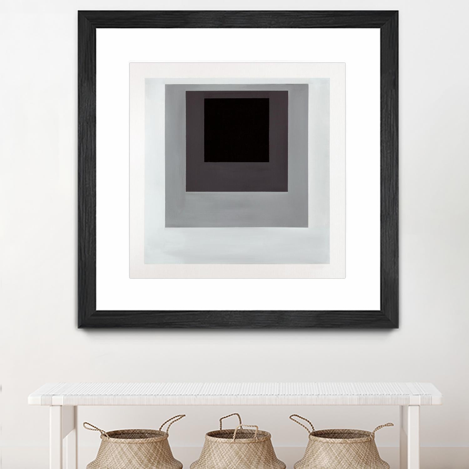 Inside Box Thinker by Daleno Art on GIANT ART - white black & white after joseph b