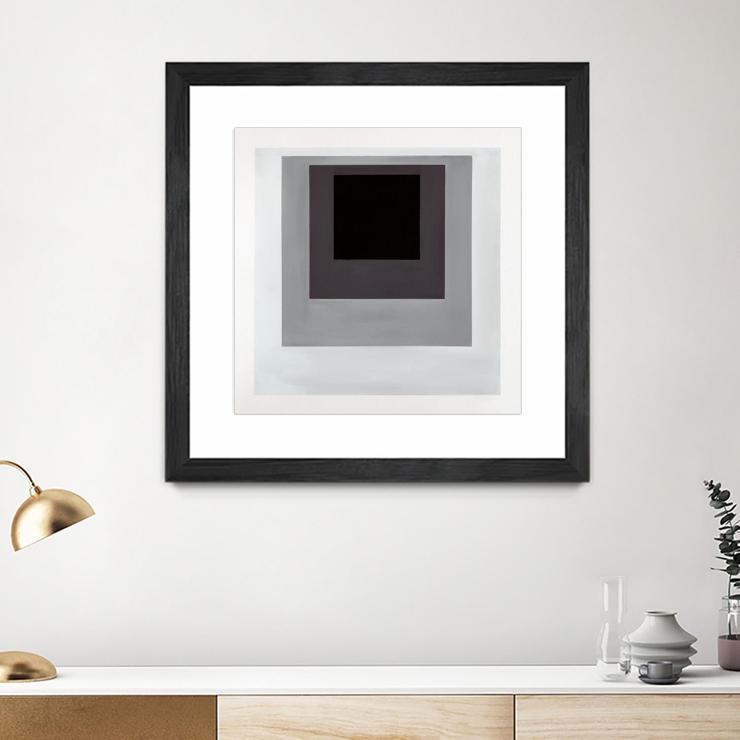 Inside Box Thinker by Daleno Art on GIANT ART - white black & white after joseph b