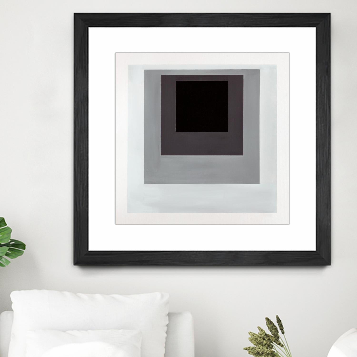 Inside Box Thinker by Daleno Art on GIANT ART - white black & white after joseph b