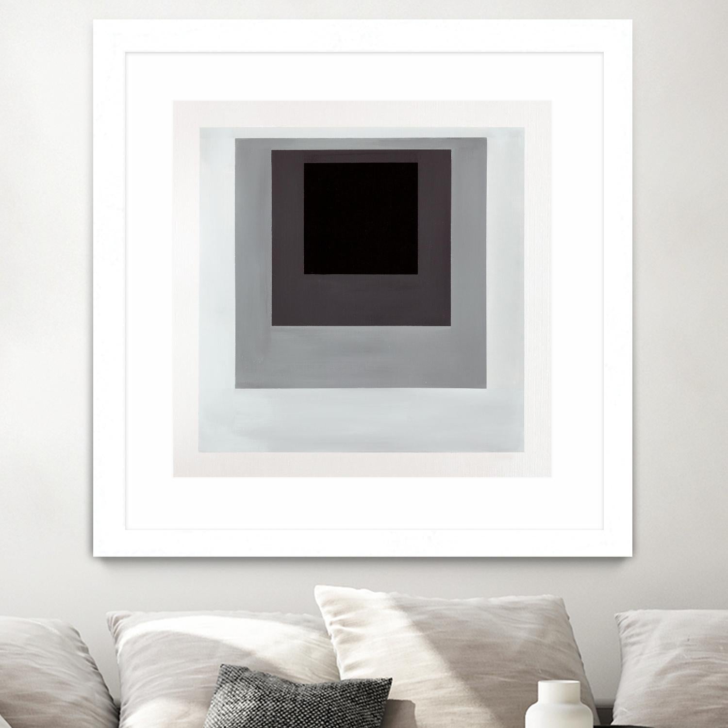 Inside Box Thinker by Daleno Art on GIANT ART - white black & white after joseph b