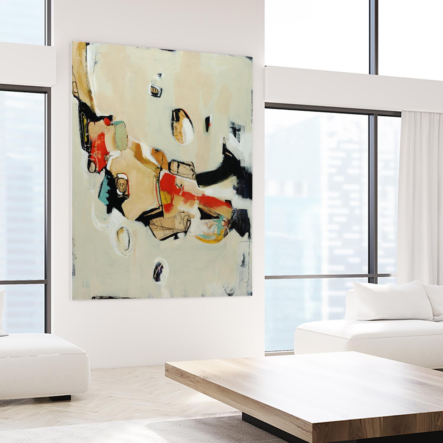 Charred Memorbilia by Daleno Art on GIANT ART - beige abstract abstrait