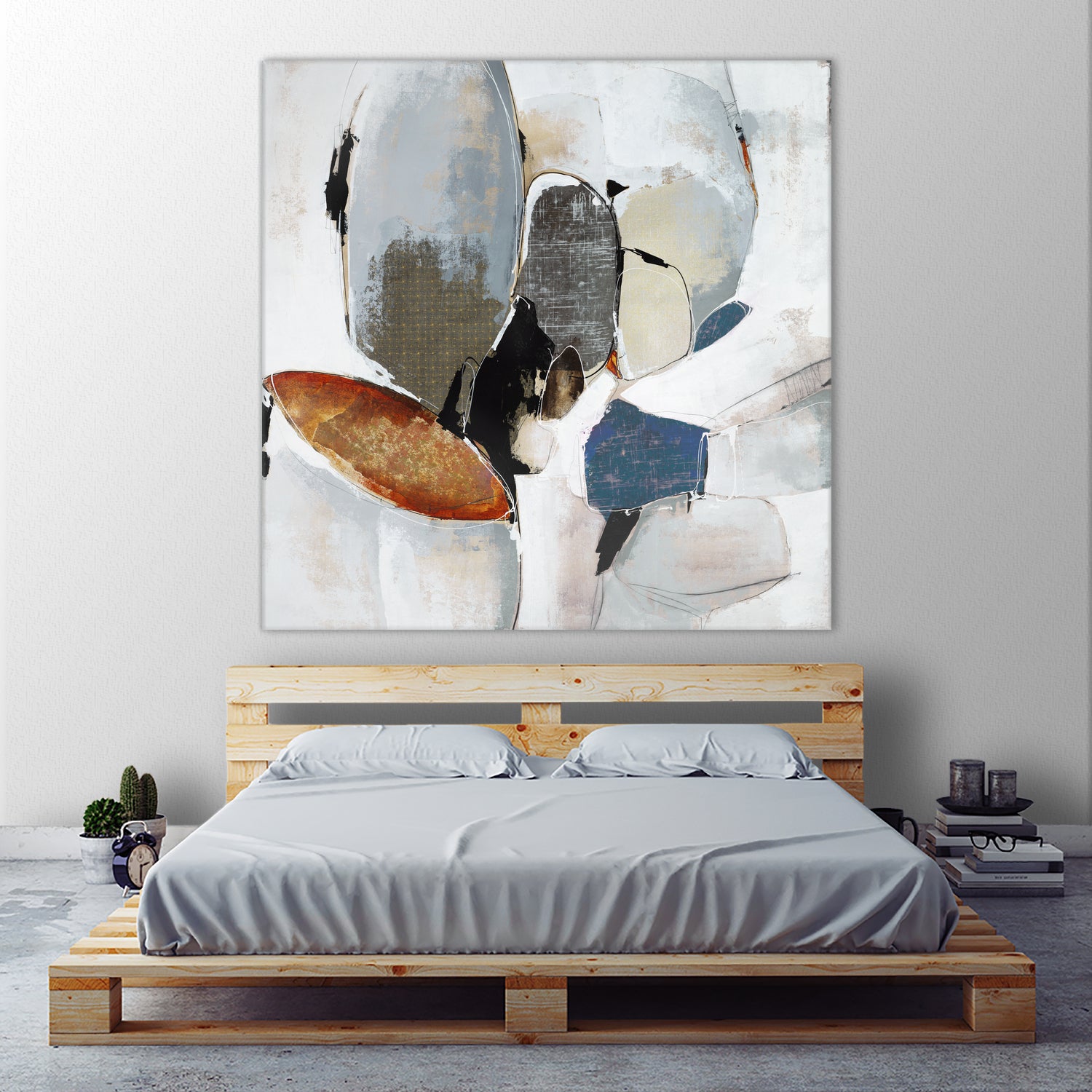 Split Second Decision II by Daleno Art on GIANT ART - bleu abstract