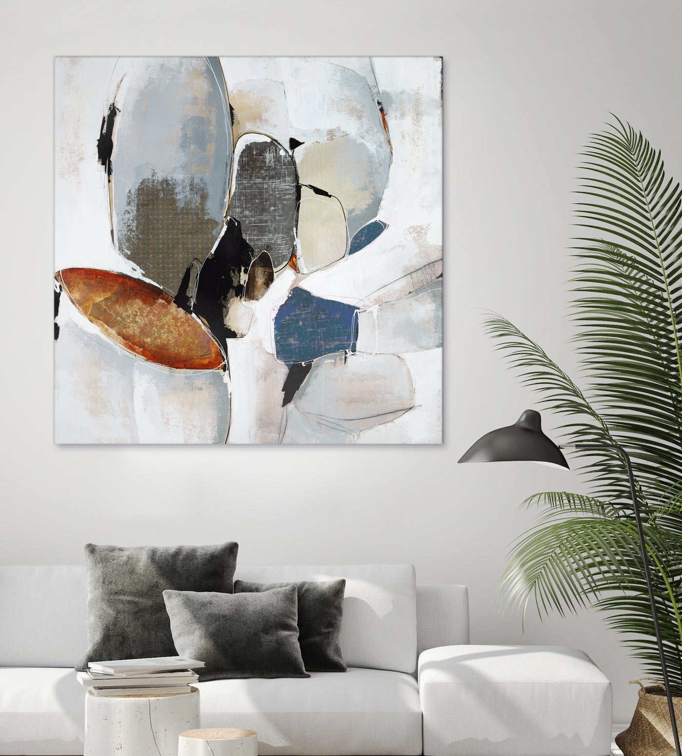 Split Second Decision II by Daleno Art on GIANT ART - bleu abstract