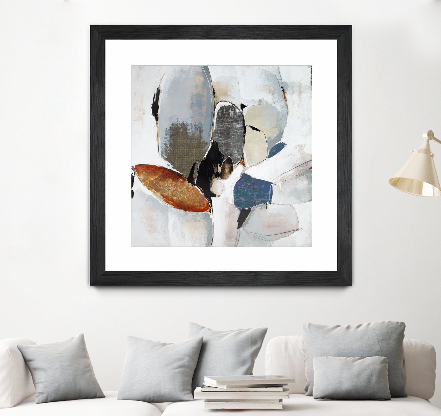 Split Second Decision II by Daleno Art on GIANT ART - bleu abstract