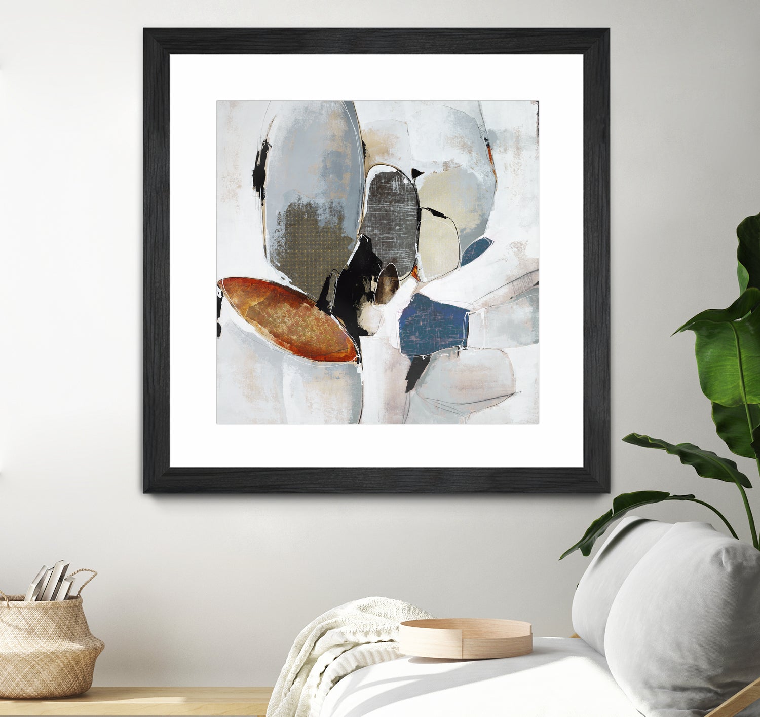 Split Second Decision II by Daleno Art on GIANT ART - bleu abstract