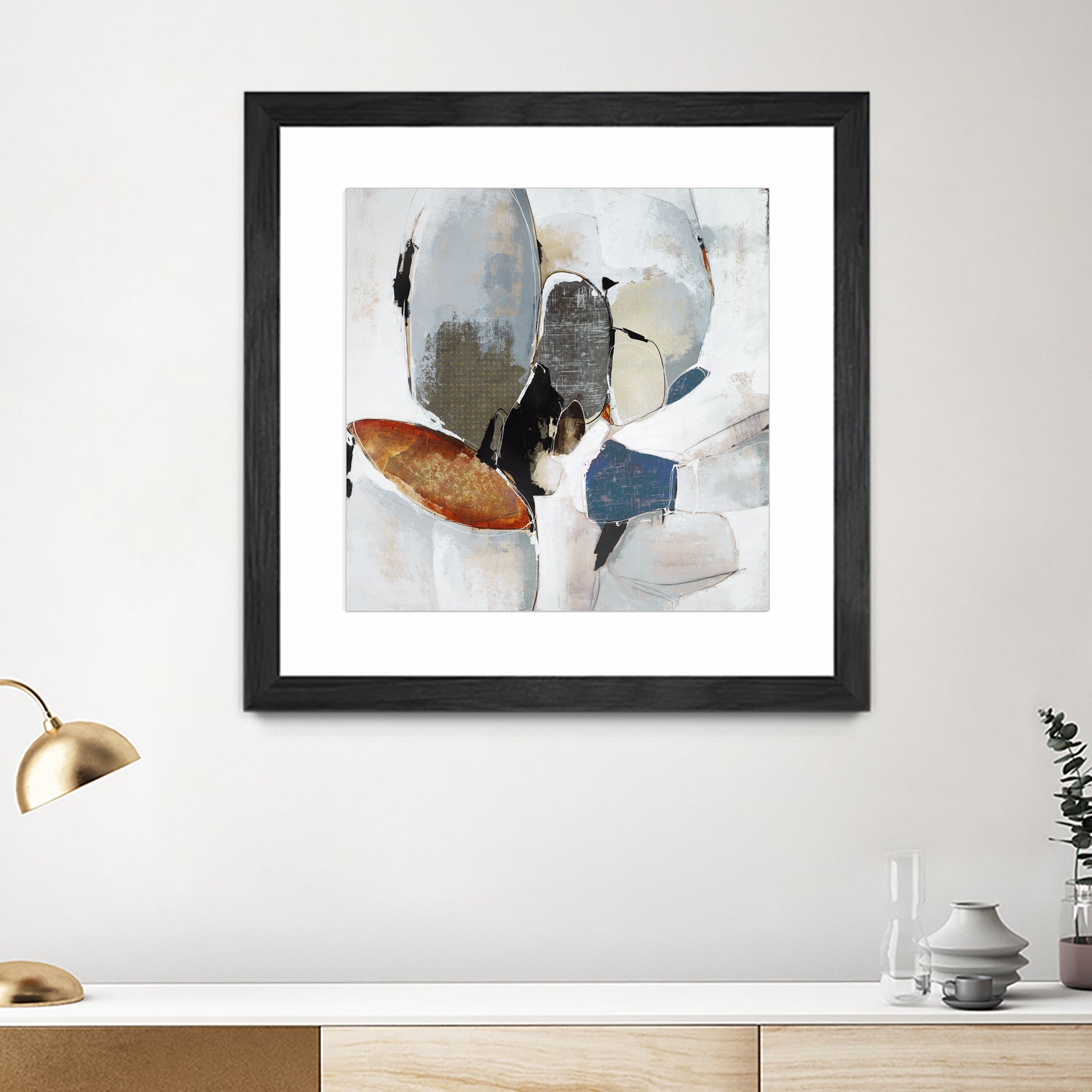 Split Second Decision II by Daleno Art on GIANT ART - bleu abstract