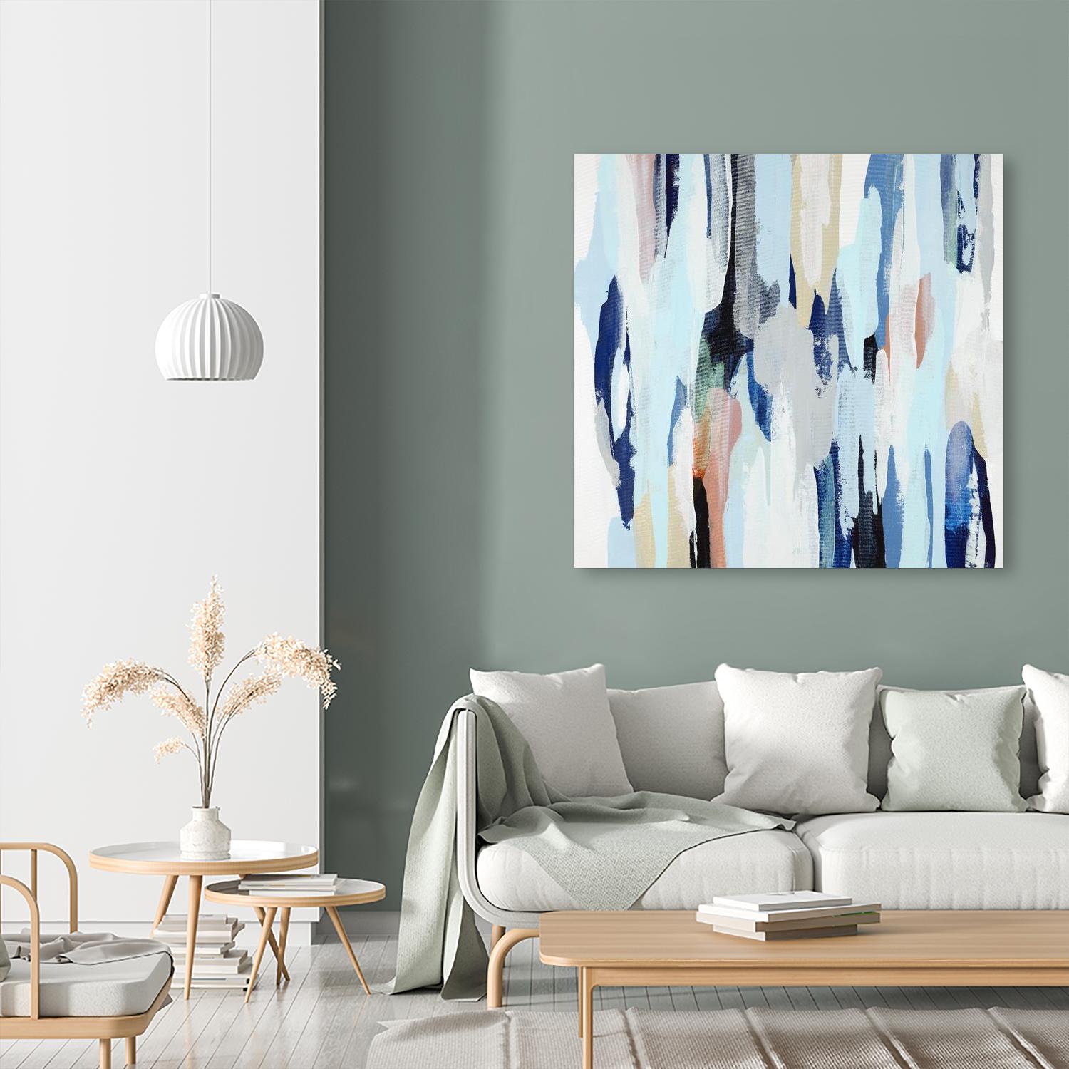 Creating Coastal by Daleno Art on GIANT ART - beige abstract abstrait