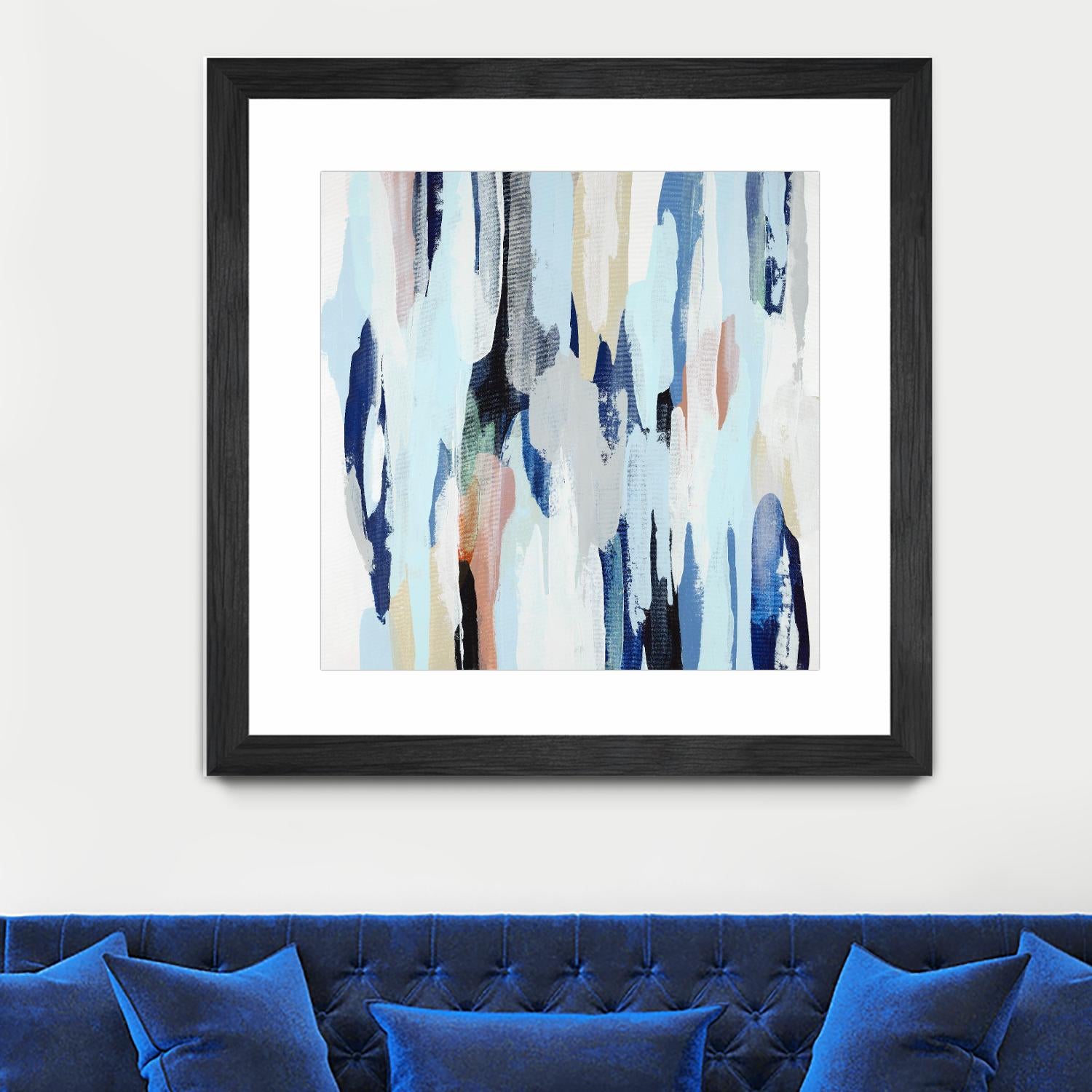 Creating Coastal by Daleno Art on GIANT ART - beige abstract abstrait