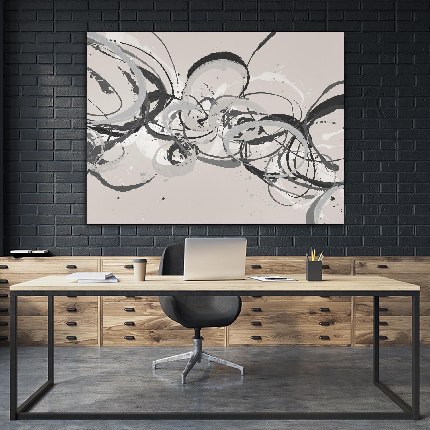Demanding Order IV by Daleno Art on GIANT ART - white abstract abstrait