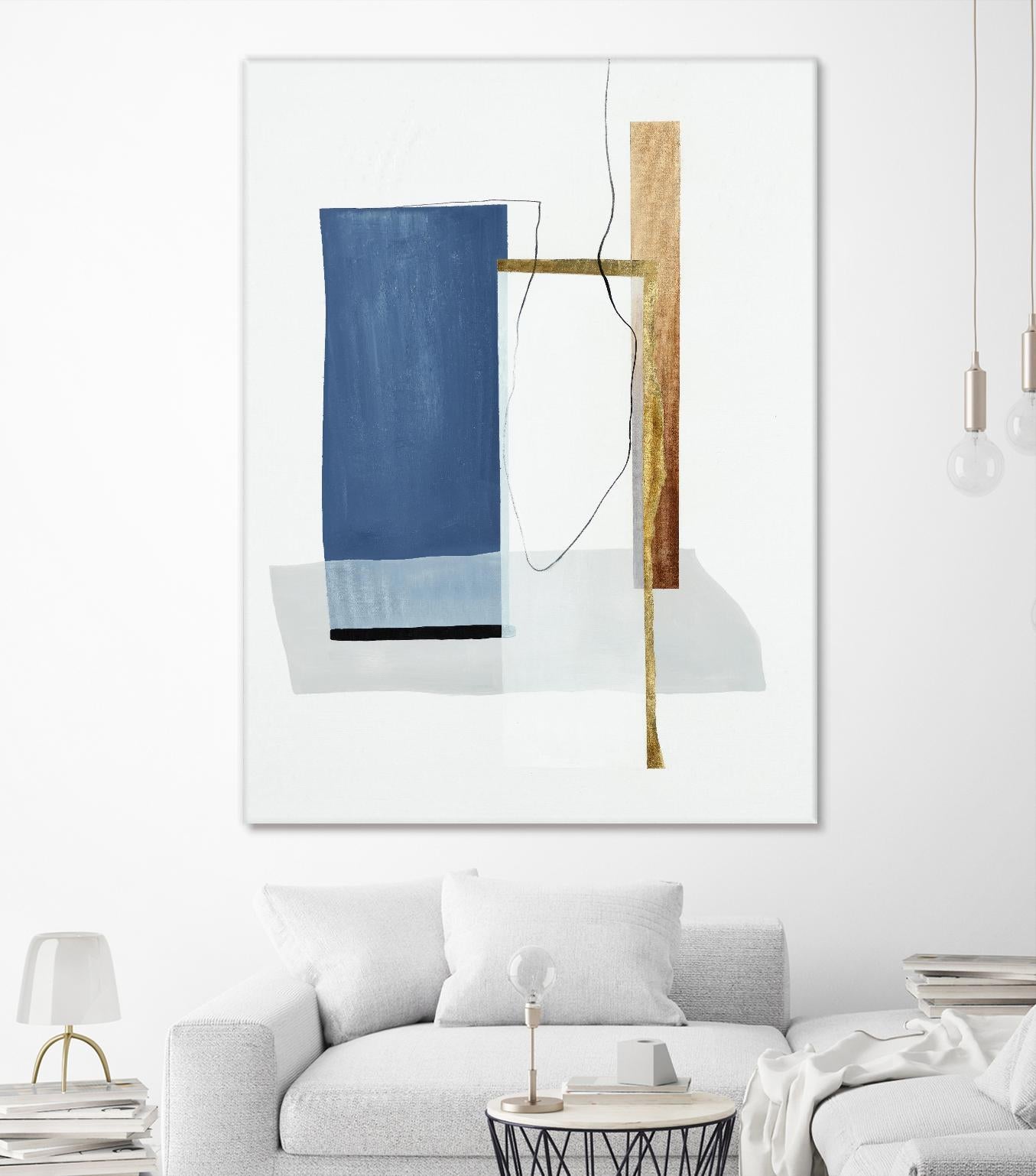 Setting Early II by Daleno Art on GIANT ART - gold abstract abstrait