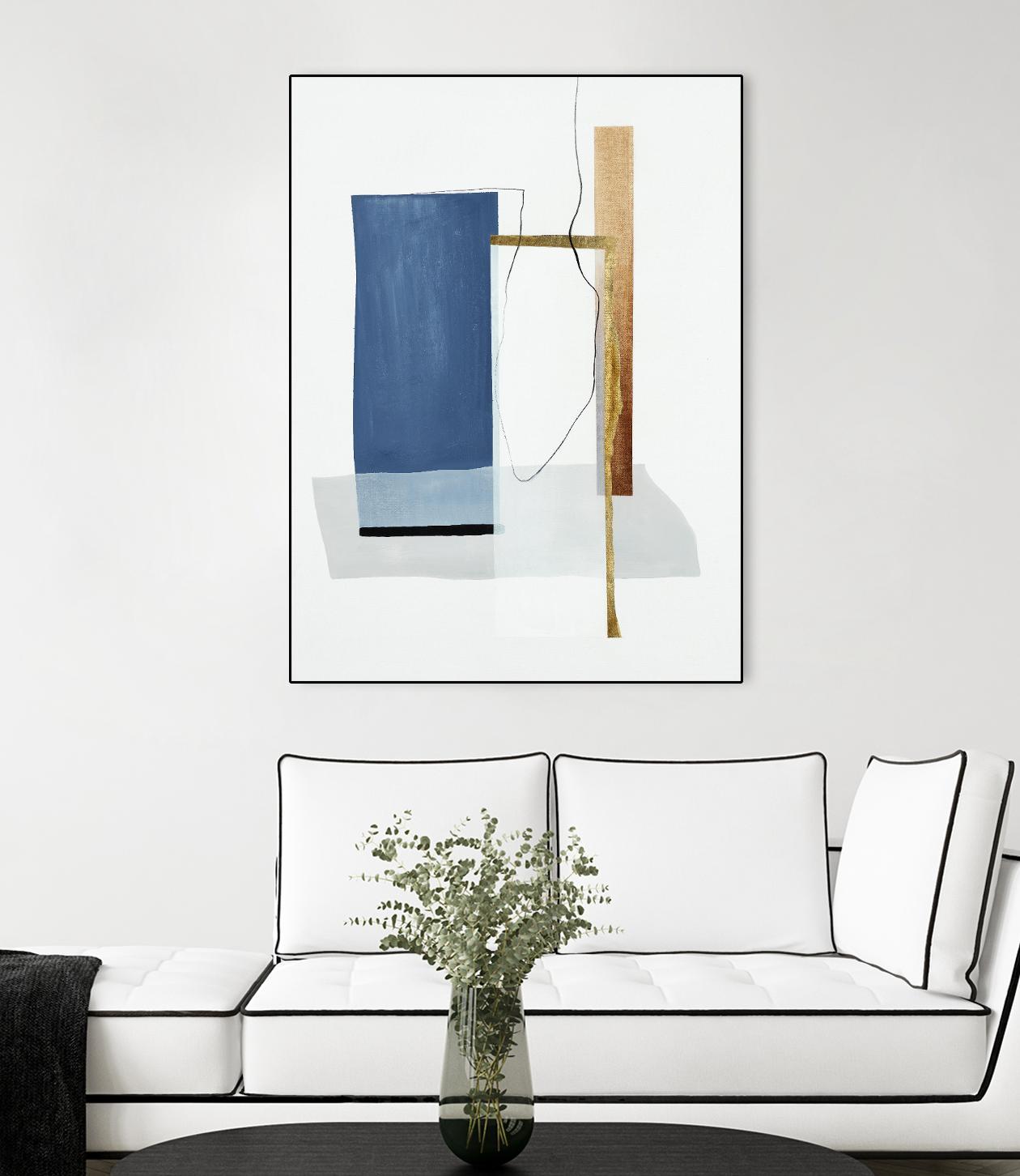 Setting Early II by Daleno Art on GIANT ART - gold abstract abstrait