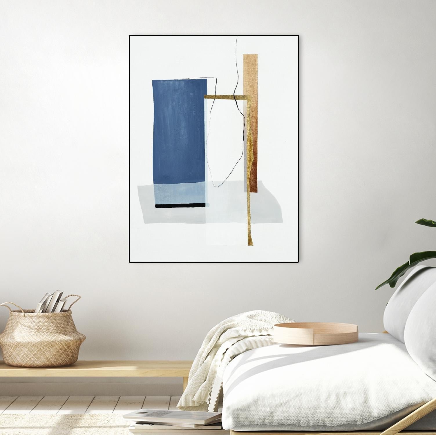 Setting Early II by Daleno Art on GIANT ART - gold abstract abstrait