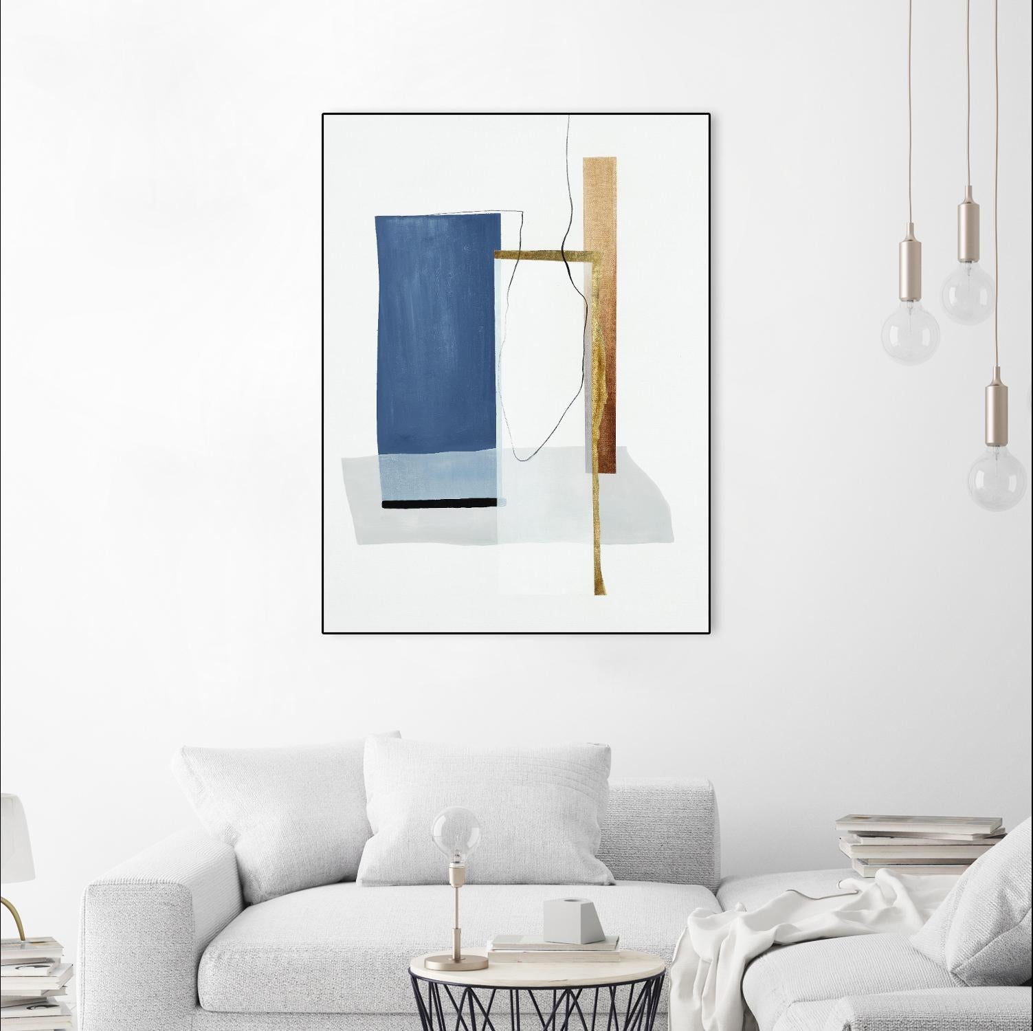 Setting Early II by Daleno Art on GIANT ART - gold abstract abstrait