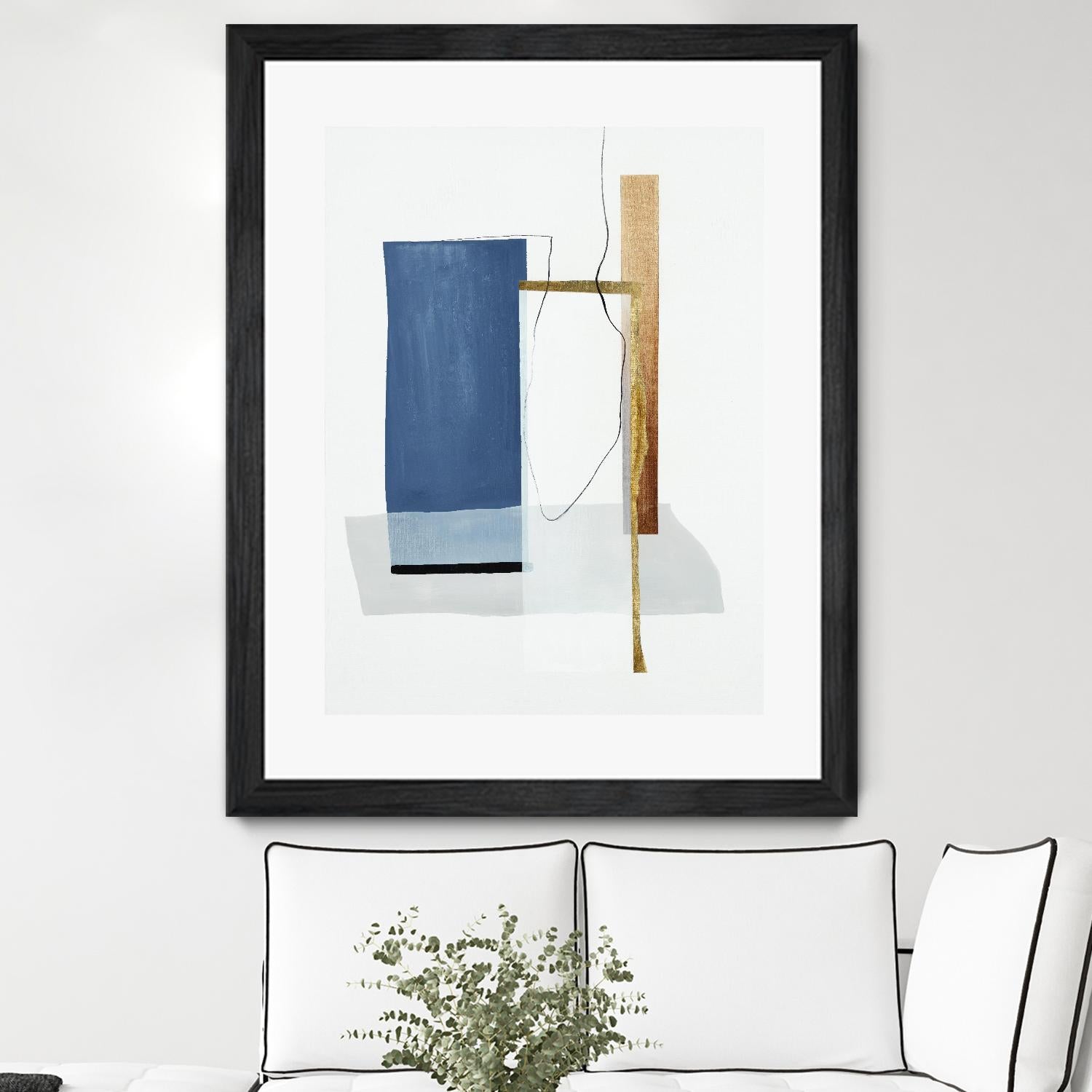 Setting Early II by Daleno Art on GIANT ART - gold abstract abstrait