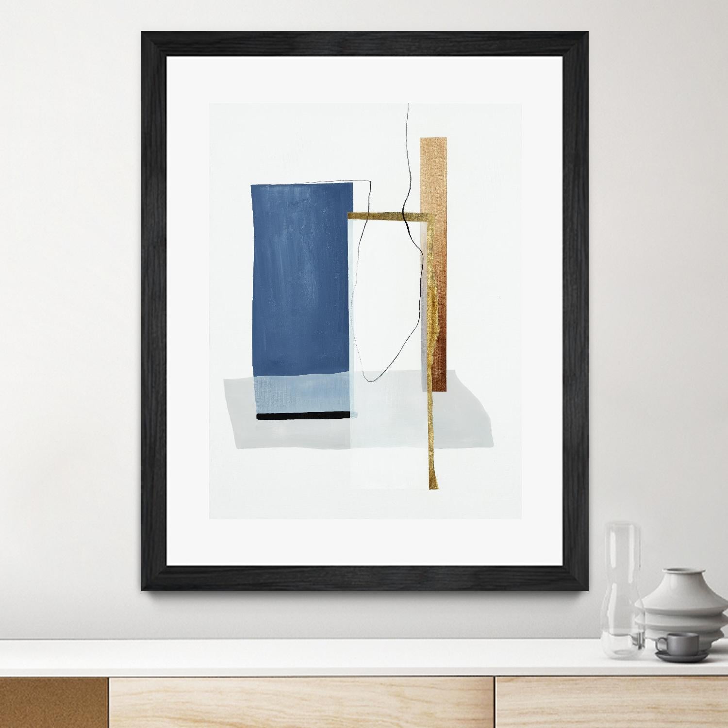 Setting Early II by Daleno Art on GIANT ART - gold abstract abstrait