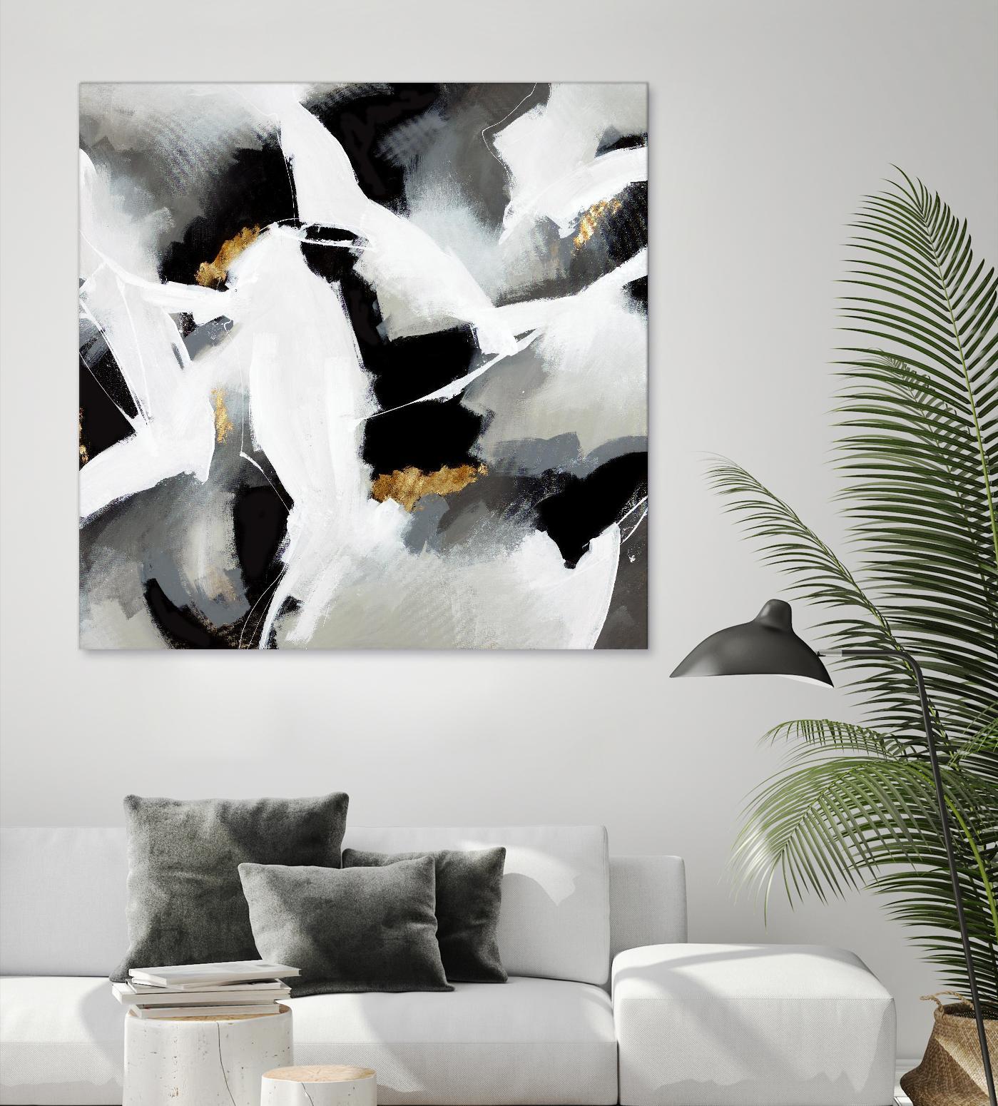 Driven to Dig In by Daleno Art on GIANT ART - gold abstract abstrait