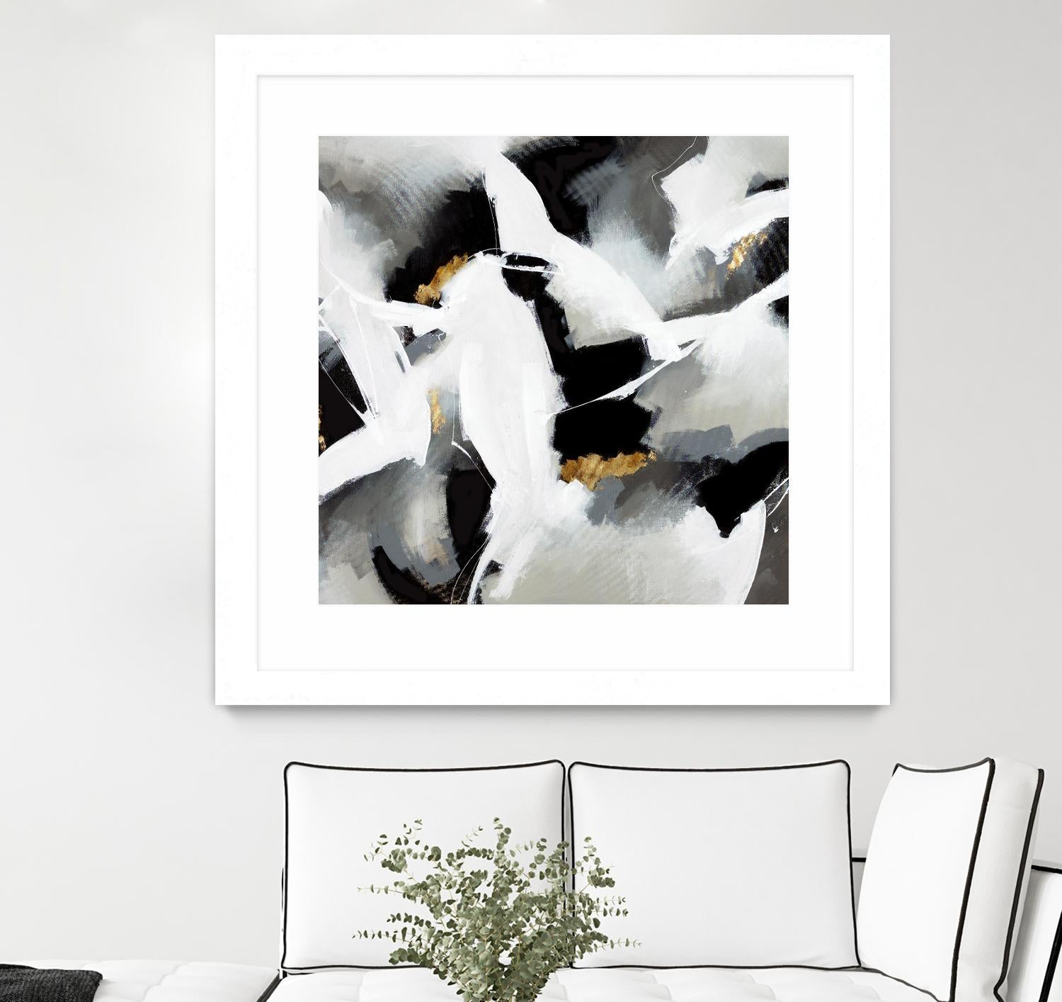 Driven to Dig In by Daleno Art on GIANT ART - gold abstract abstrait