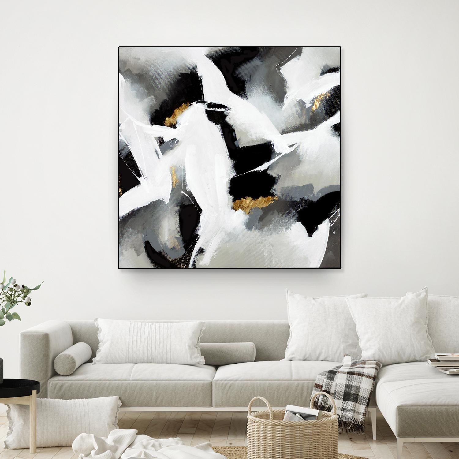 Driven to Dig In by Daleno Art on GIANT ART - gold abstract abstrait