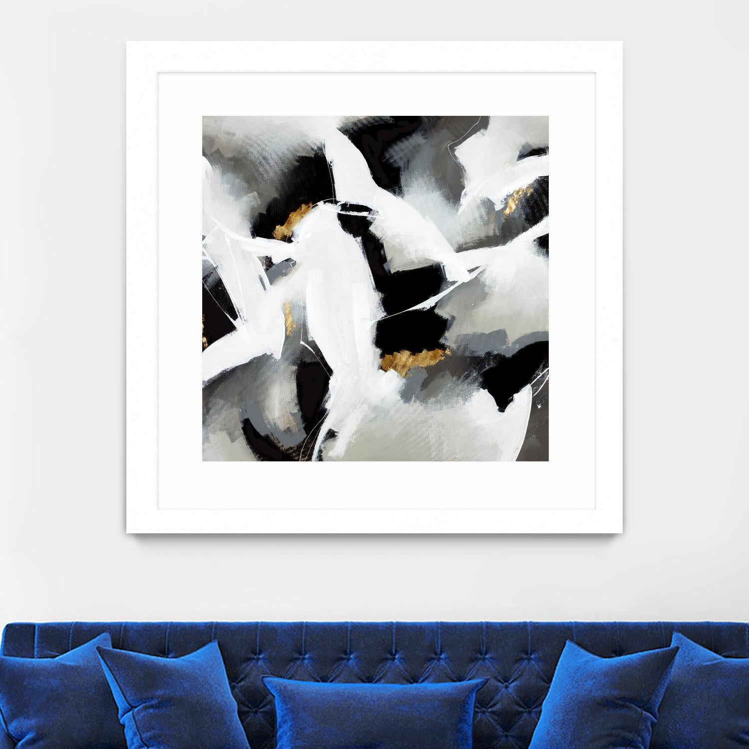 Driven to Dig In by Daleno Art on GIANT ART - gold abstract abstrait
