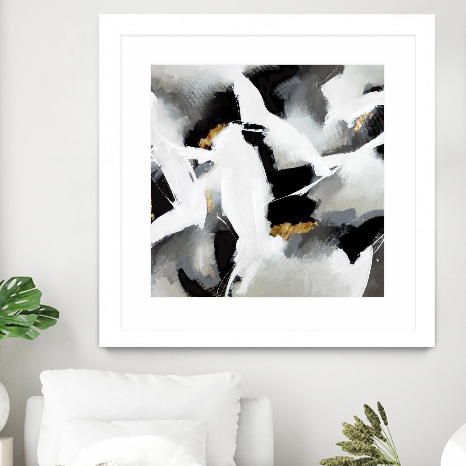 Driven to Dig In by Daleno Art on GIANT ART - gold abstract abstrait