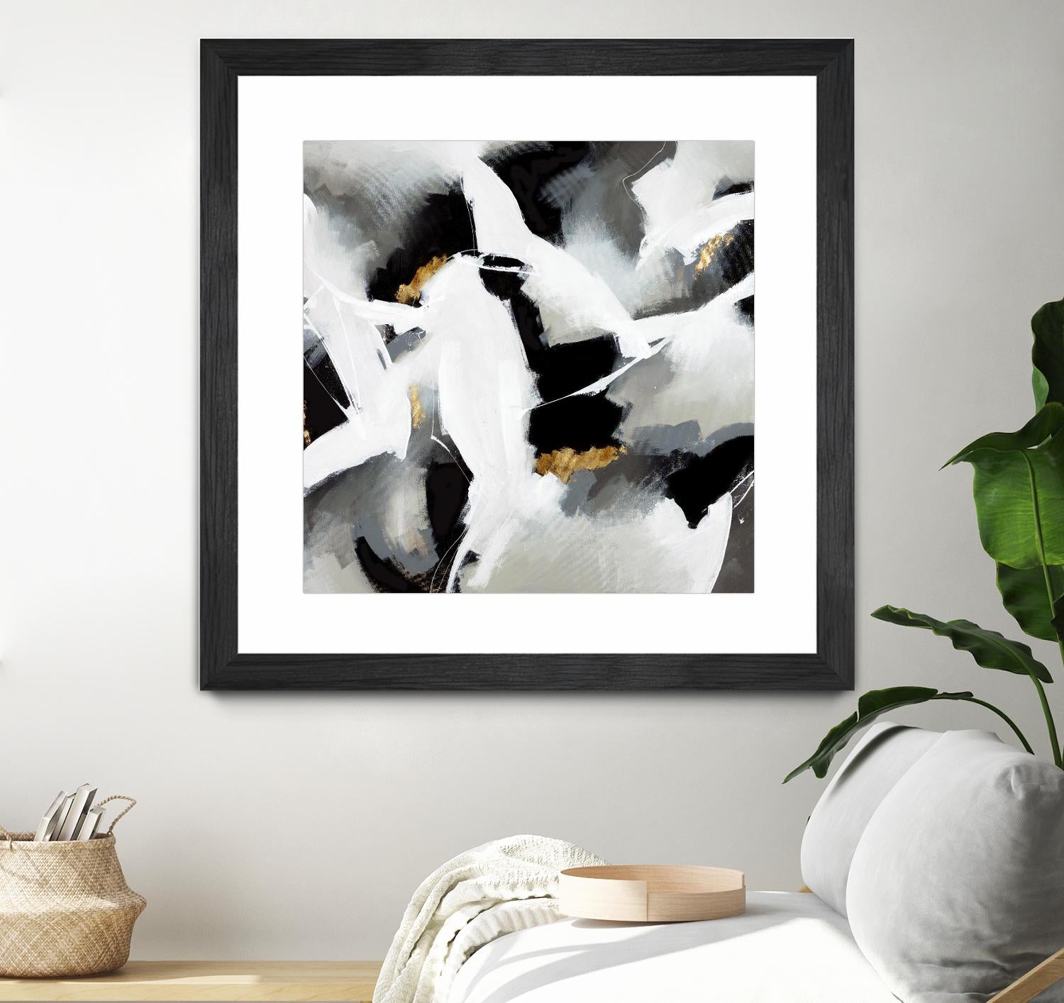 Driven to Dig In by Daleno Art on GIANT ART - gold abstract abstrait