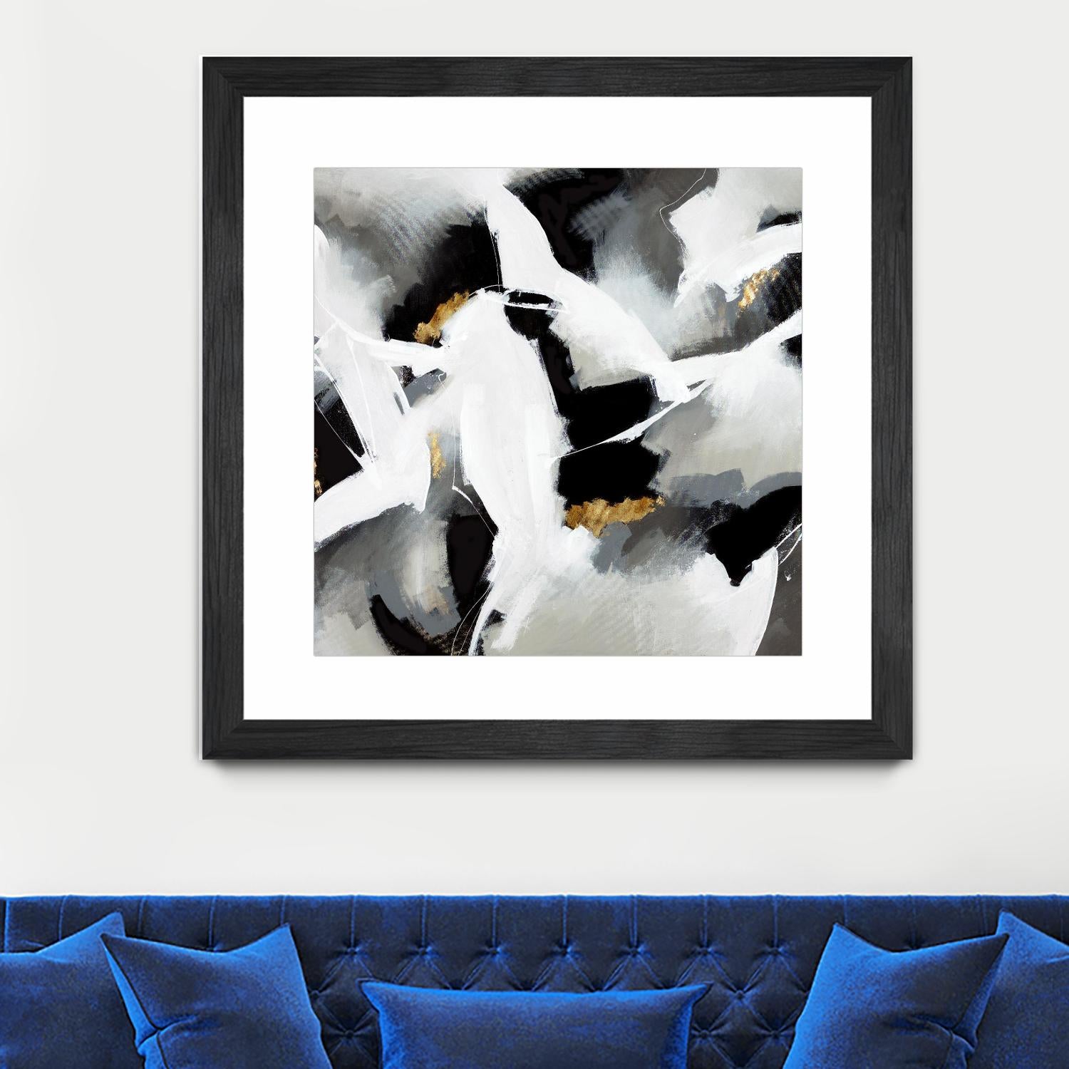 Driven to Dig In by Daleno Art on GIANT ART - gold abstract abstrait